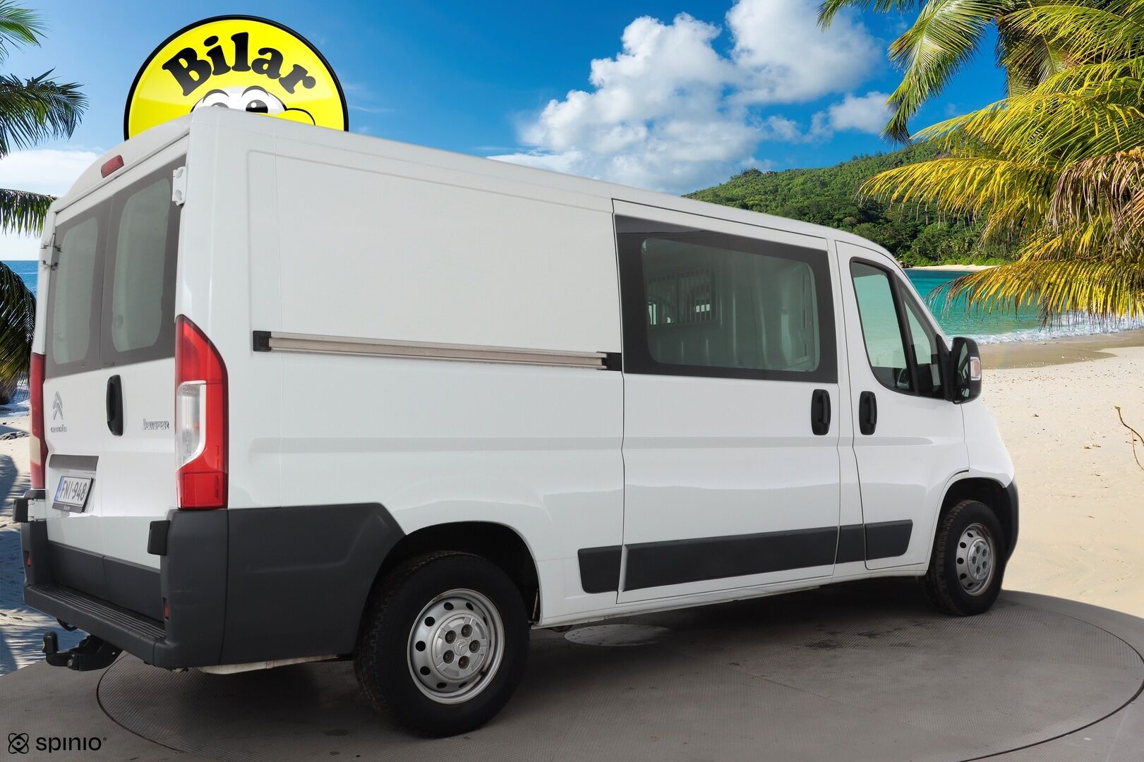 Citroen Jumper 2018 BlueHDi 130 35 L2H1 * Vakkari / Webasto / Koukku / Bluetooth / ALV / 2x Renkaat * - 1.Om Suomi-auto - HULLUT AVAJAISHULINAT KORKOTARJOUS 3,29 %