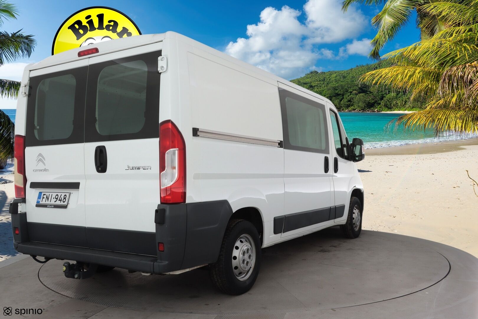 Citroen Jumper 2018 BlueHDi 130 35 L2H1 * Vakkari / Webasto / Koukku / Bluetooth / ALV / 2x Renkaat * - 1.Om Suomi-auto - HULLUT AVAJAISHULINAT KORKOTARJOUS 3,29 %