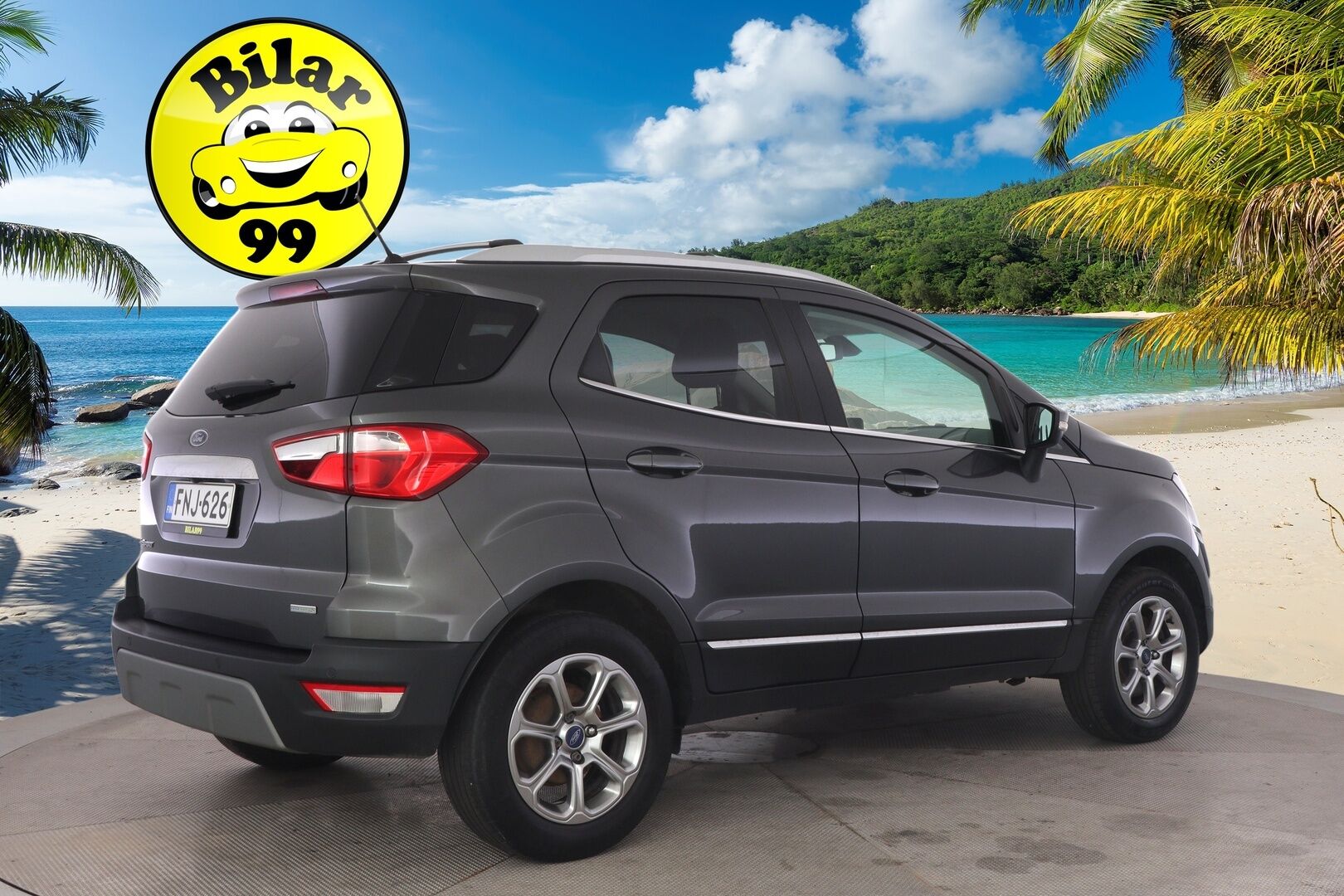Ford Ecosport 2018 Ford Ecosport 1,0 EcoBoost 140hv M6 Titanium 5-ovinen / P-kamera / Apple&Android / Vakkari / Lohko / Puolinahat - Suomi-auto / 2x renkaat alumiinivanteilla / Edulliset käyttökustannukset