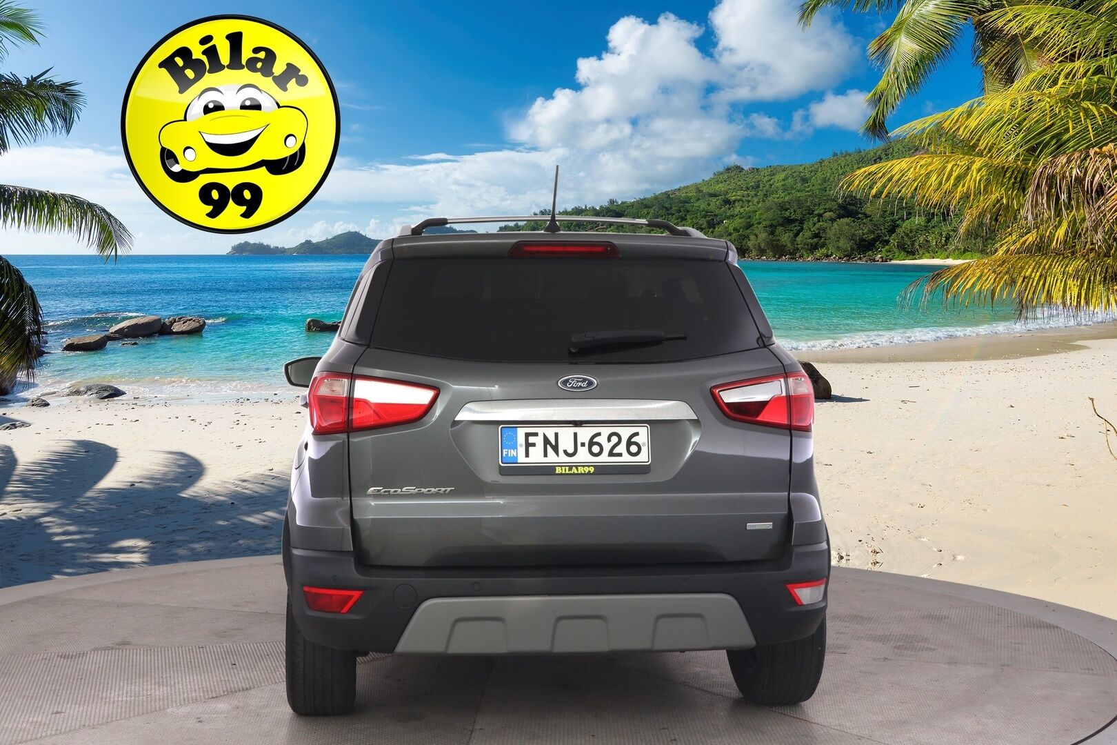 Ford Ecosport 2018 Ford Ecosport 1,0 EcoBoost 140hv M6 Titanium 5-ovinen / P-kamera / Apple&Android / Vakkari / Lohko / Puolinahat - Suomi-auto / 2x renkaat alumiinivanteilla / Edulliset käyttökustannukset