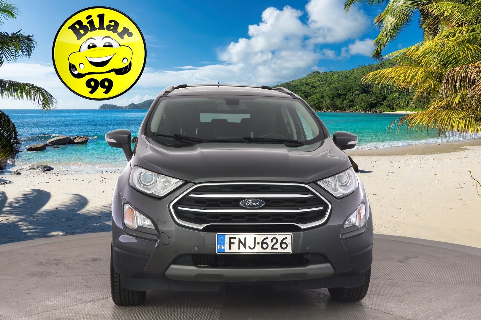 Ford Ecosport 2018 Ford Ecosport 1,0 EcoBoost 140hv M6 Titanium 5-ovinen / P-kamera / Apple&Android / Vakkari / Lohko / Puolinahat - Suomi-auto / 2x renkaat alumiinivanteilla / Edulliset käyttökustannukset