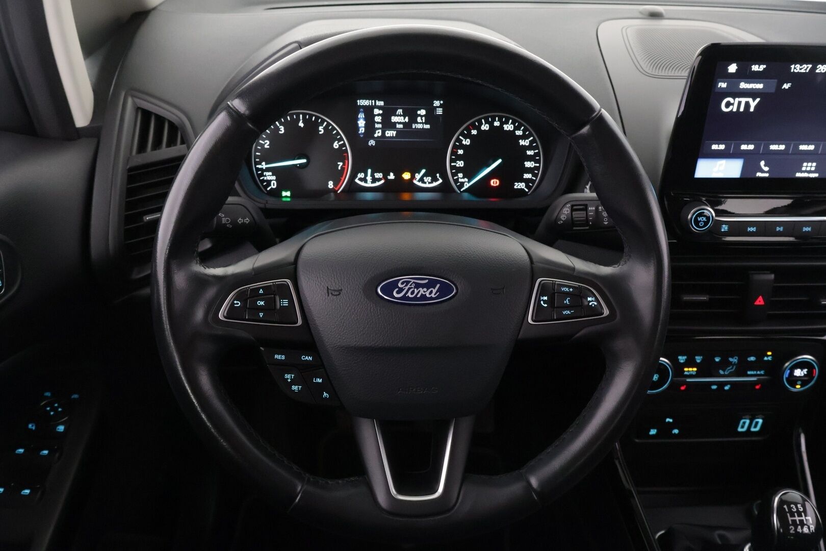 Ford Ecosport 2018 Ford Ecosport 1,0 EcoBoost 140hv M6 Titanium 5-ovinen / P-kamera / Apple&Android / Vakkari / Lohko / Puolinahat - Suomi-auto / 2x renkaat alumiinivanteilla / Edulliset käyttökustannukset