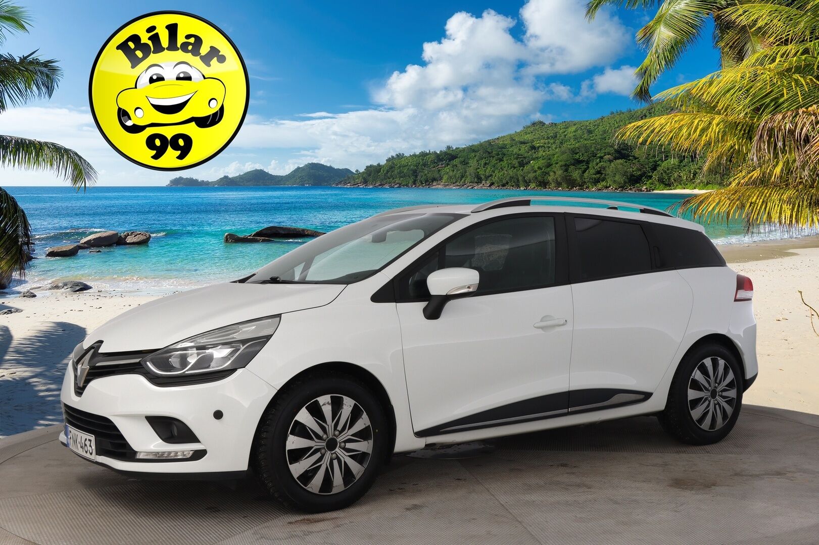 Renault Clio 2018 Sport Tourer TCe 90 Zen*Koukku /Vakionopeudensäädin /Bass Reflex / Penkinlämmitin / Lohkolömmitin Sisätilanpistokkeella* - Suomi-auto / Navigointi / Bluetooth / Ajotietokone / 2x Avain