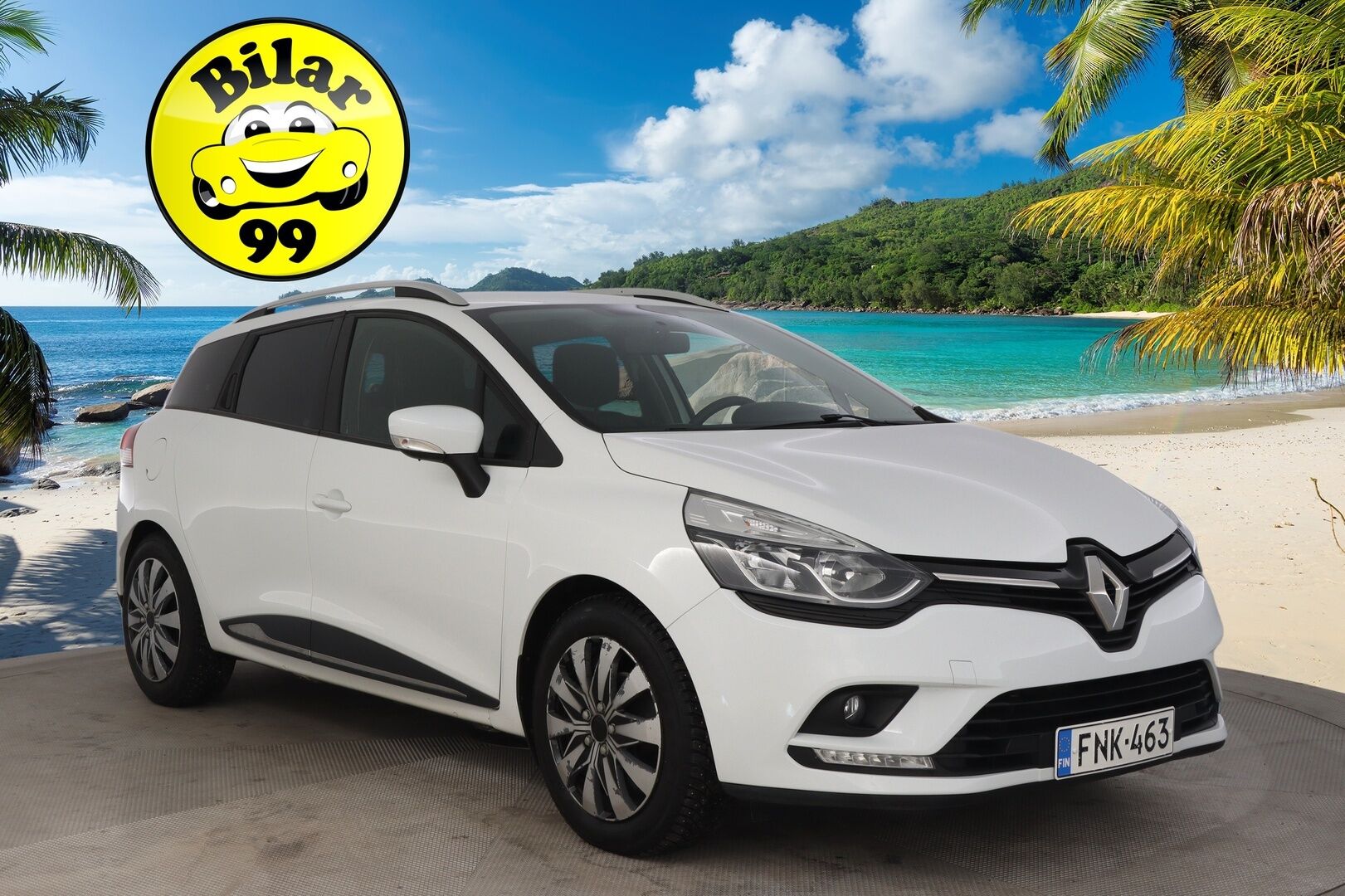 Renault Clio 2018 Sport Tourer TCe 90 Zen*Koukku /Vakionopeudensäädin /Bass Reflex / Penkinlämmitin / Lohkolömmitin Sisätilanpistokkeella* - Suomi-auto / Navigointi / Bluetooth / Ajotietokone / 2x Avain