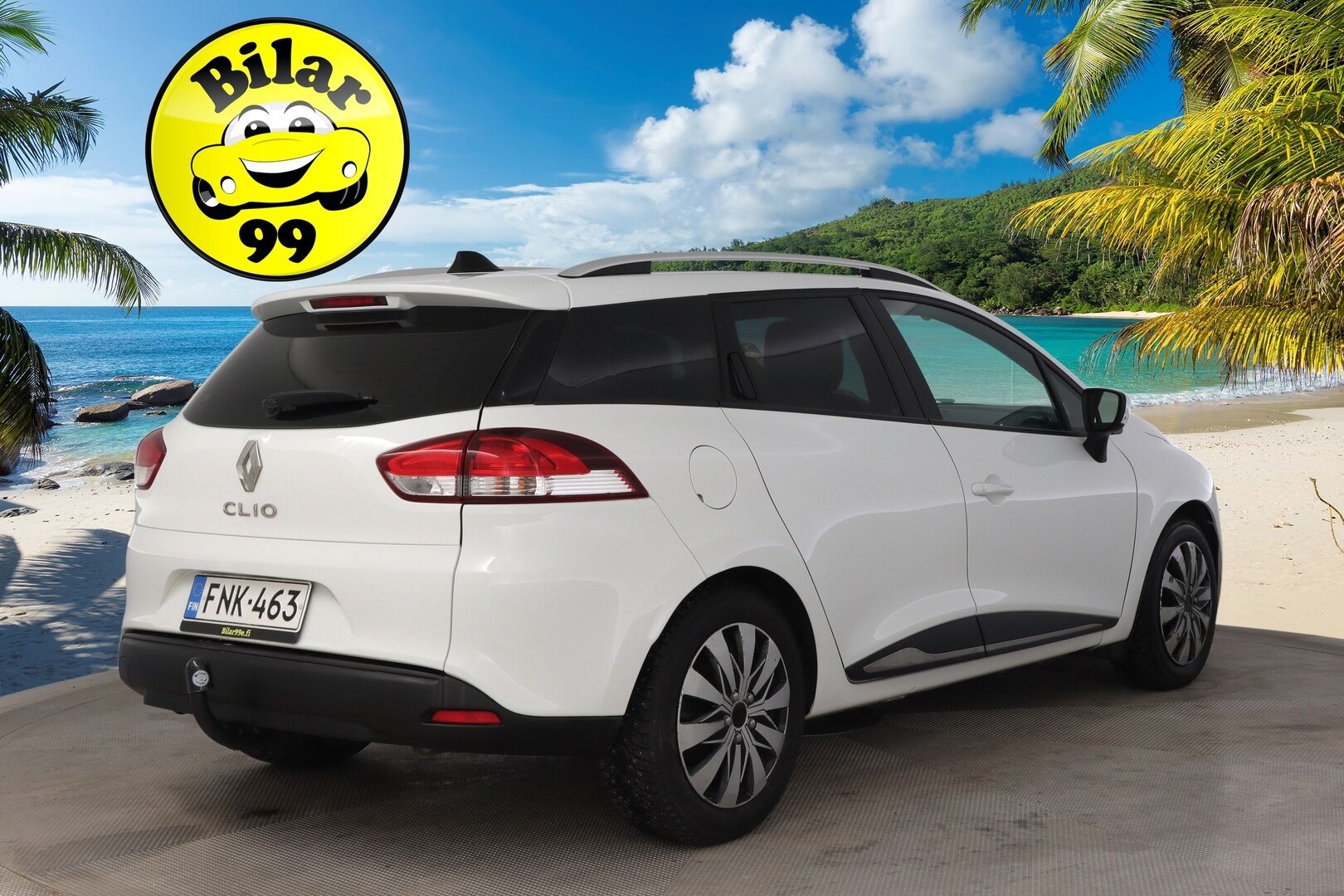 Renault Clio 2018 Sport Tourer TCe 90 Zen*Koukku /Vakionopeudensäädin /Bass Reflex / Penkinlämmitin / Lohkolömmitin Sisätilanpistokkeella* - Suomi-auto / Navigointi / Bluetooth / Ajotietokone / 2x Avain