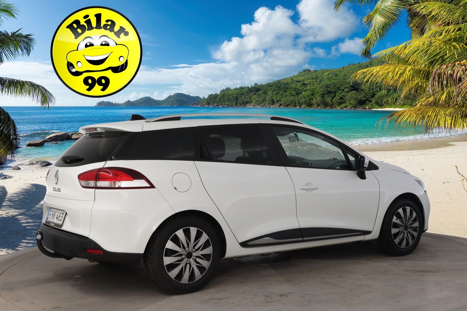 Renault Clio 2018 Sport Tourer TCe 90 Zen*Koukku /Vakionopeudensäädin /Bass Reflex / Penkinlämmitin / Lohkolömmitin Sisätilanpistokkeella* - Suomi-auto / Navigointi / Bluetooth / Ajotietokone / 2x Avain