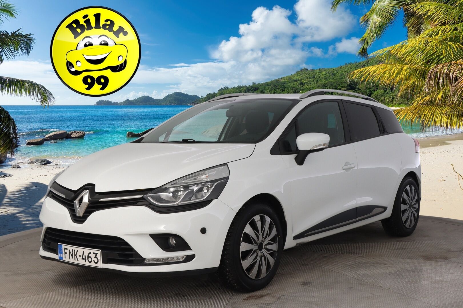 Renault Clio 2018 Sport Tourer TCe 90 Zen*Koukku /Vakionopeudensäädin /Bass Reflex / Penkinlämmitin / Lohkolömmitin Sisätilanpistokkeella* - Suomi-auto / Navigointi / Bluetooth / Ajotietokone / 2x Avain