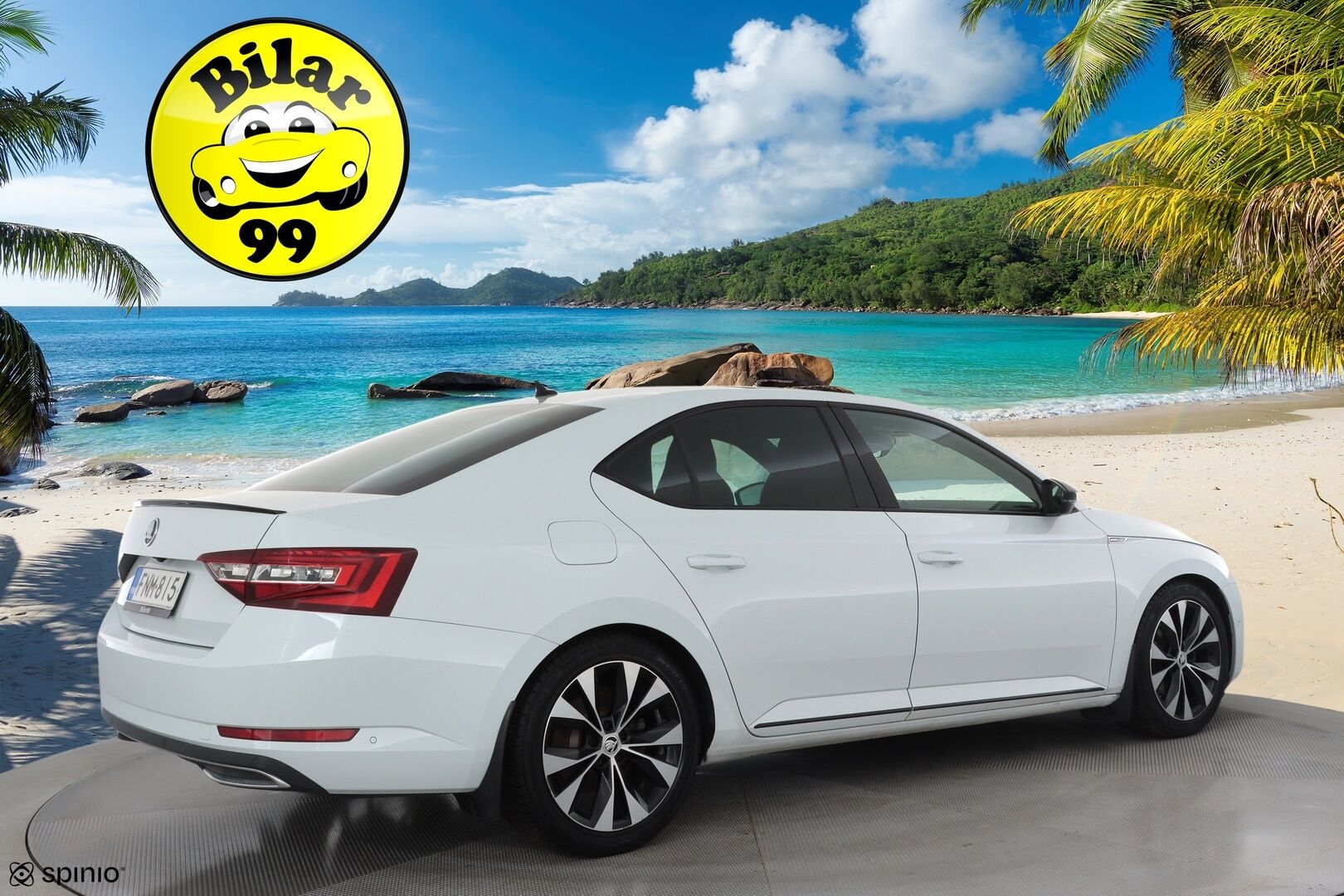 Skoda Superb 2019 2,0 TDI 190 4x4 SportLine DSG * Webasto / ACC / Xenon / P.Kamera / Muistipenkki / Canton / Lasikattoluukku / Keyless * - Suomi-auto / Kahdet renkaat aluvanteilla - HULLUT AVAJAISHULINAT KORKOTARJOUS 3,29 %