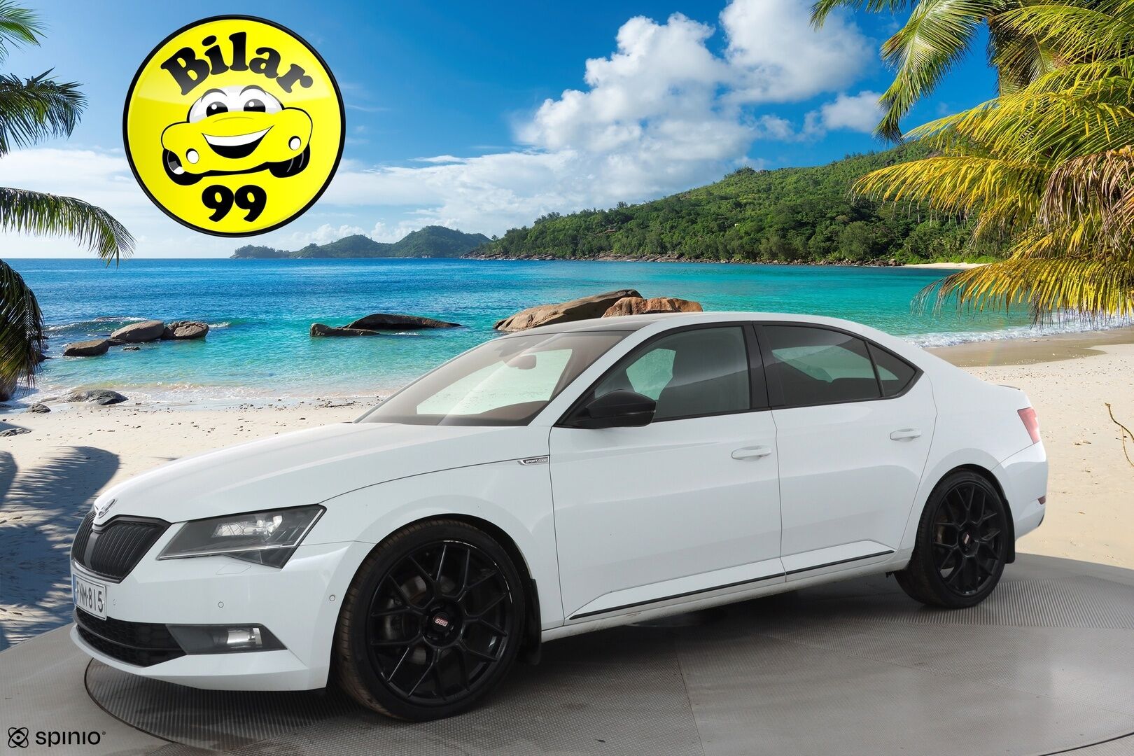 Skoda Superb 2019 2,0 TDI 190 4x4 SportLine DSG * Webasto / ACC / Xenon / P.Kamera / Muistipenkki / Canton / Lasikattoluukku / Keyless * - Suomi-auto / Kahdet renkaat aluvanteilla