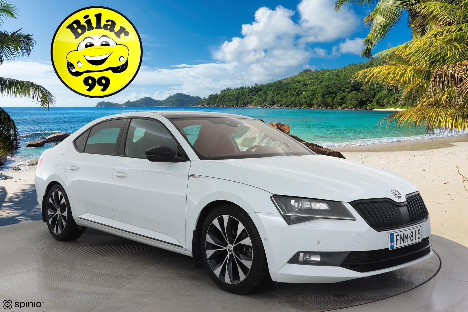 Skoda Superb 2019 2,0 TDI 190 4x4 SportLine DSG * Webasto / ACC / Xenon / P.Kamera / Muistipenkki / Canton / Lasikattoluukku / Keyless * - Suomi-auto / Kahdet renkaat aluvanteilla - HULLUT AVAJAISHULINAT KORKOTARJOUS 3,29 %