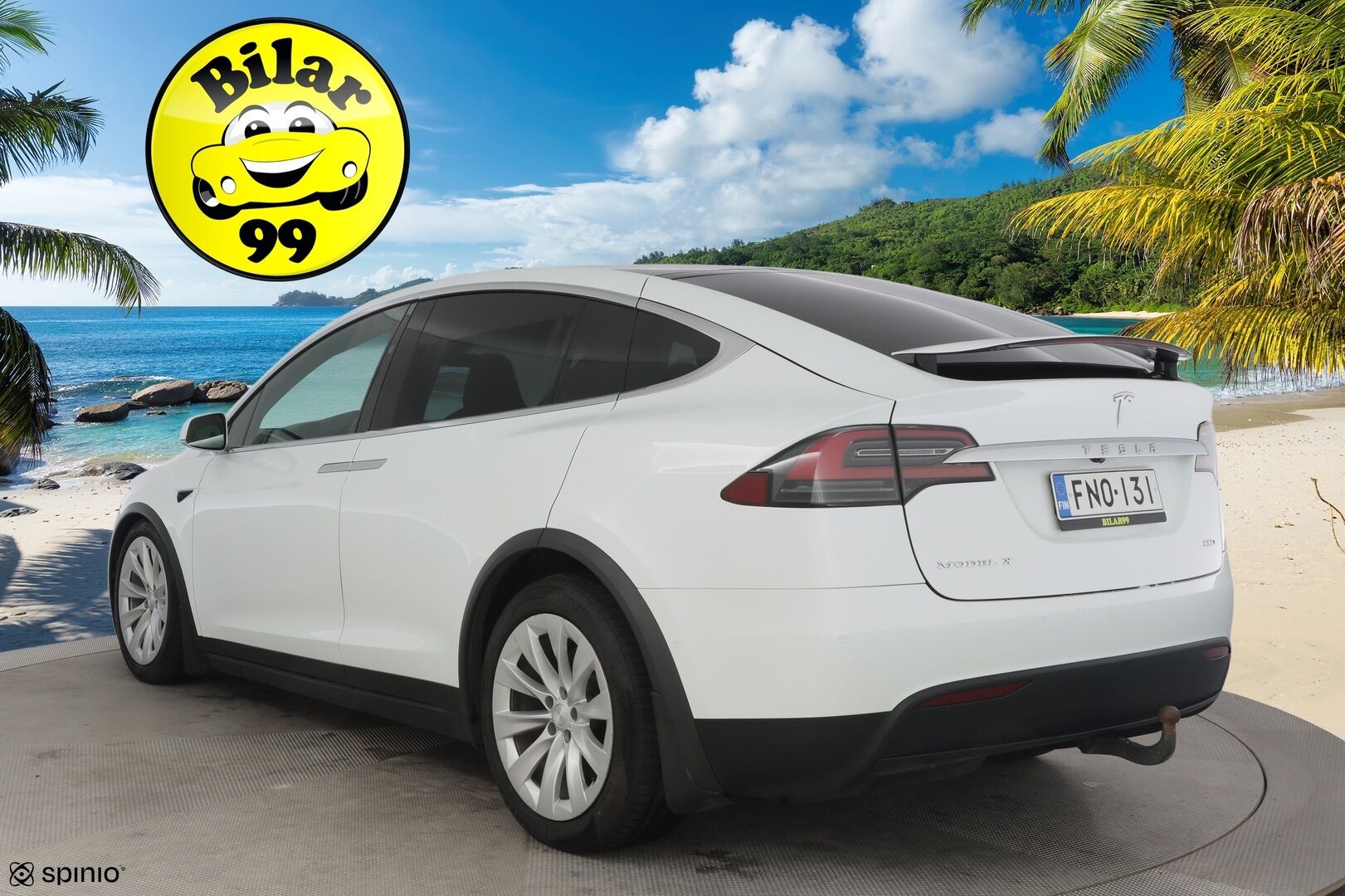 Tesla Model X 2018 100 D 6-Paik * LED / Adapt. Vak / Ilma-alusta / P-Kamera / Kaistavahti / Navi * - 3,99 % KORKOTARJOUS TÄHÄN AUTOON 7.9. ASTI! - Kummatkin renkaat kunnossa / Katsastus 9/26 / Siisti yksilö! *