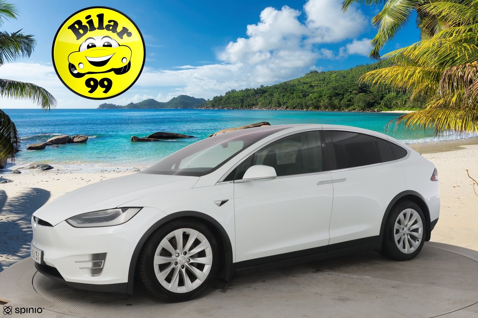 Tesla Model X 2018 100 D 6-Paik * LED / Adapt. Vak / Ilma-alusta / P-Kamera / Kaistavahti / Navi * - 3,99 % KORKOTARJOUS TÄHÄN AUTOON 7.9. ASTI! - Kummatkin renkaat kunnossa / Katsastus 9/26 / Siisti yksilö! *