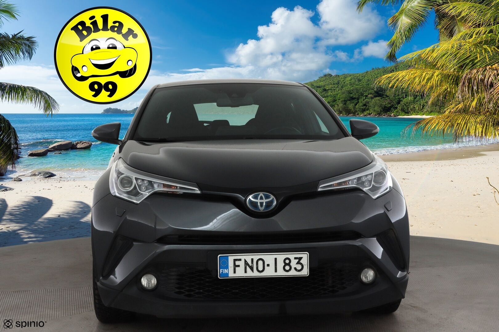 Toyota C-HR 2018 1,8 Hybrid Active * ACC / P.kamera / Navi / KeylessGo / Lohkolämmitin * - Suomi-auto / Kahdet renkaat aluvanteilla / Merkkihuollettu