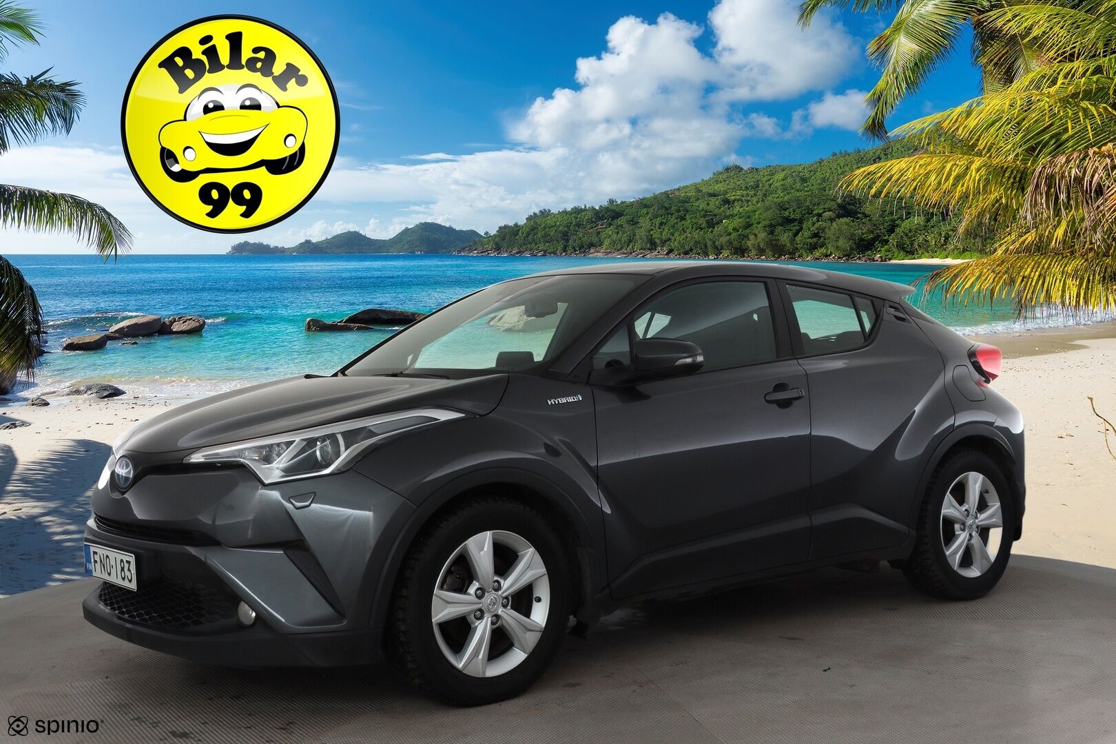 Toyota C-HR 2018 1,8 Hybrid Active * ACC / P.kamera / Navi / KeylessGo / Lohkolämmitin * - Suomi-auto / Kahdet renkaat aluvanteilla / Merkkihuollettu - HULLUT BLACKWEEK JATKOT - KORKOTARJOUS 2,49%