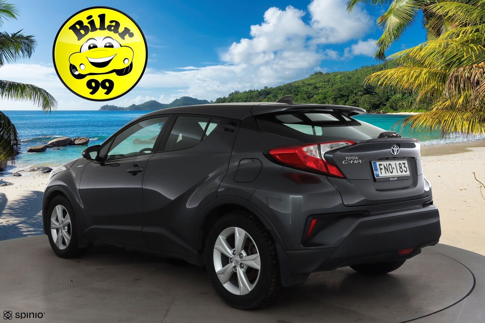 Toyota C-HR 2018 1,8 Hybrid Active * ACC / P.kamera / Navi / KeylessGo / Lohkolämmitin * - Suomi-auto / Kahdet renkaat aluvanteilla / Merkkihuollettu