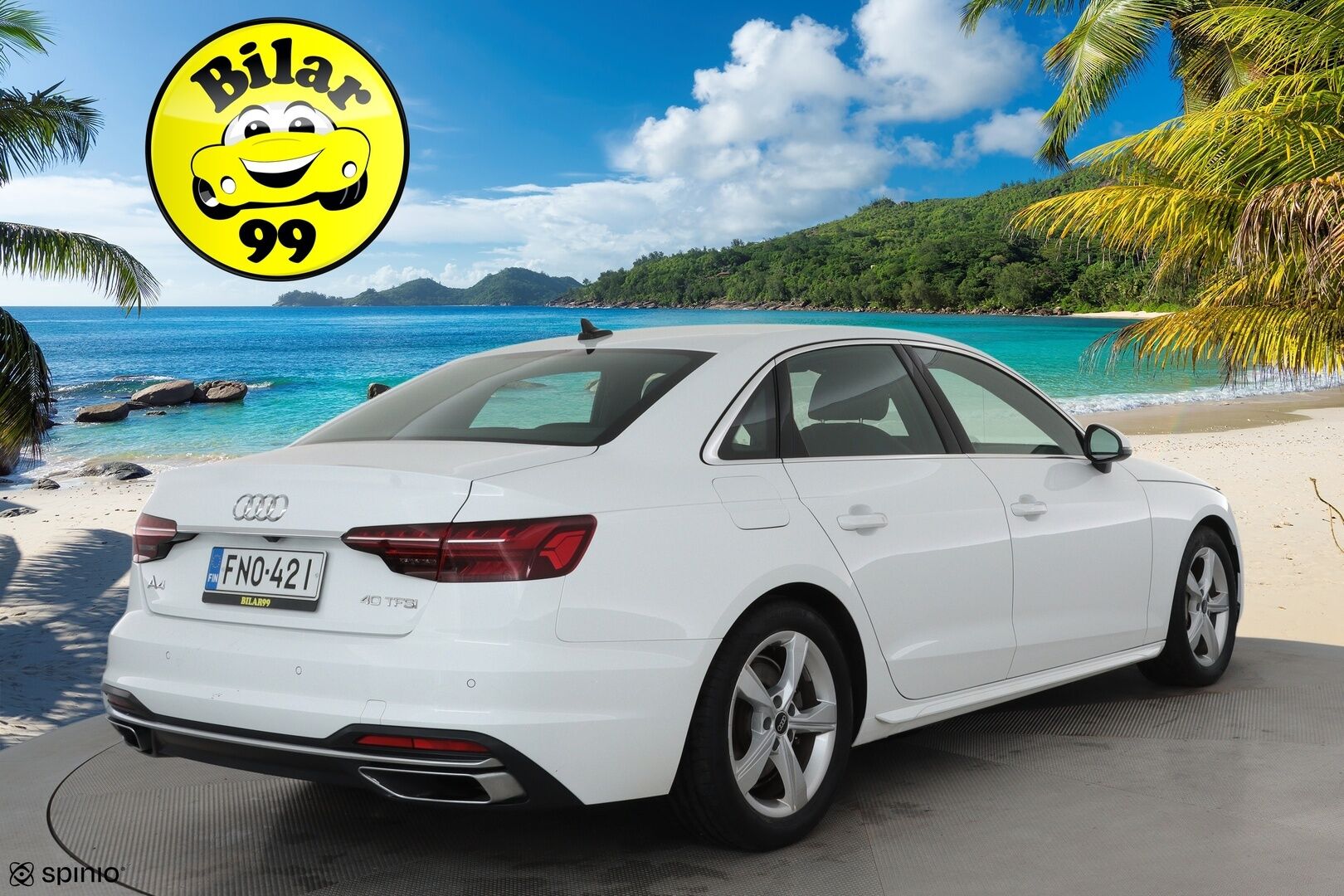 Audi A4 2022 Sedan Business Advanced 40 TFSI 150 kW MHEV S tronic **Webasto / Koukku / ACC / Matrix-LED / P.Kamera / Sporttipenkit - 1-om Suomi-auto / Kahdet Renkaat / Merkkihuollettu!