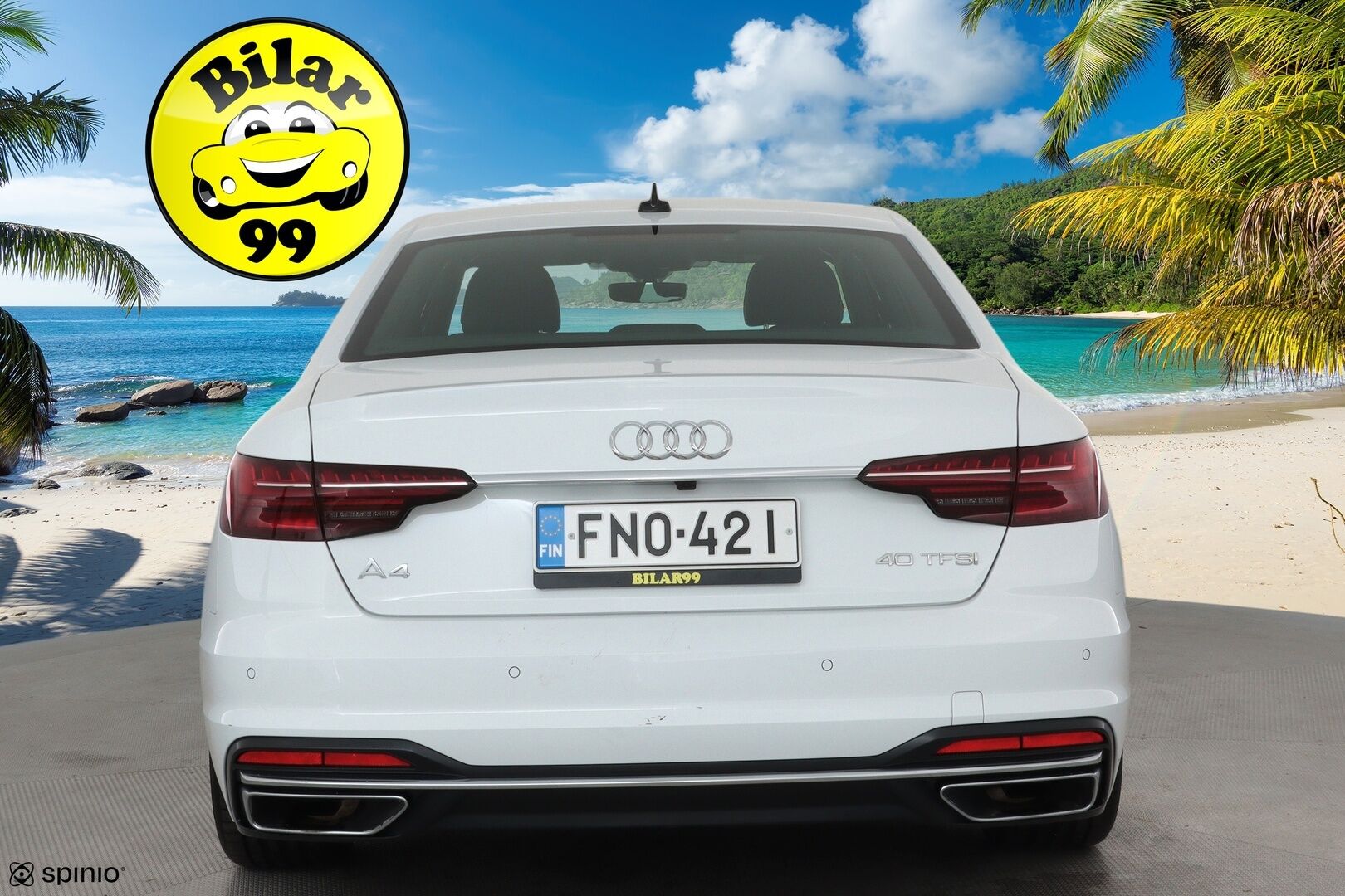 Audi A4 2022 Sedan Business Advanced 40 TFSI 150 kW MHEV S tronic * Webasto / Adapt.Vakkari / Matrix LED / Peruutuskamera / Vetokoukku - S-Line Sisäpaketti / 1-om Suomi-auto / Kahdet Renkaat / Merkkihuollettu / Sporttipenkit / Hyvät varusteet!