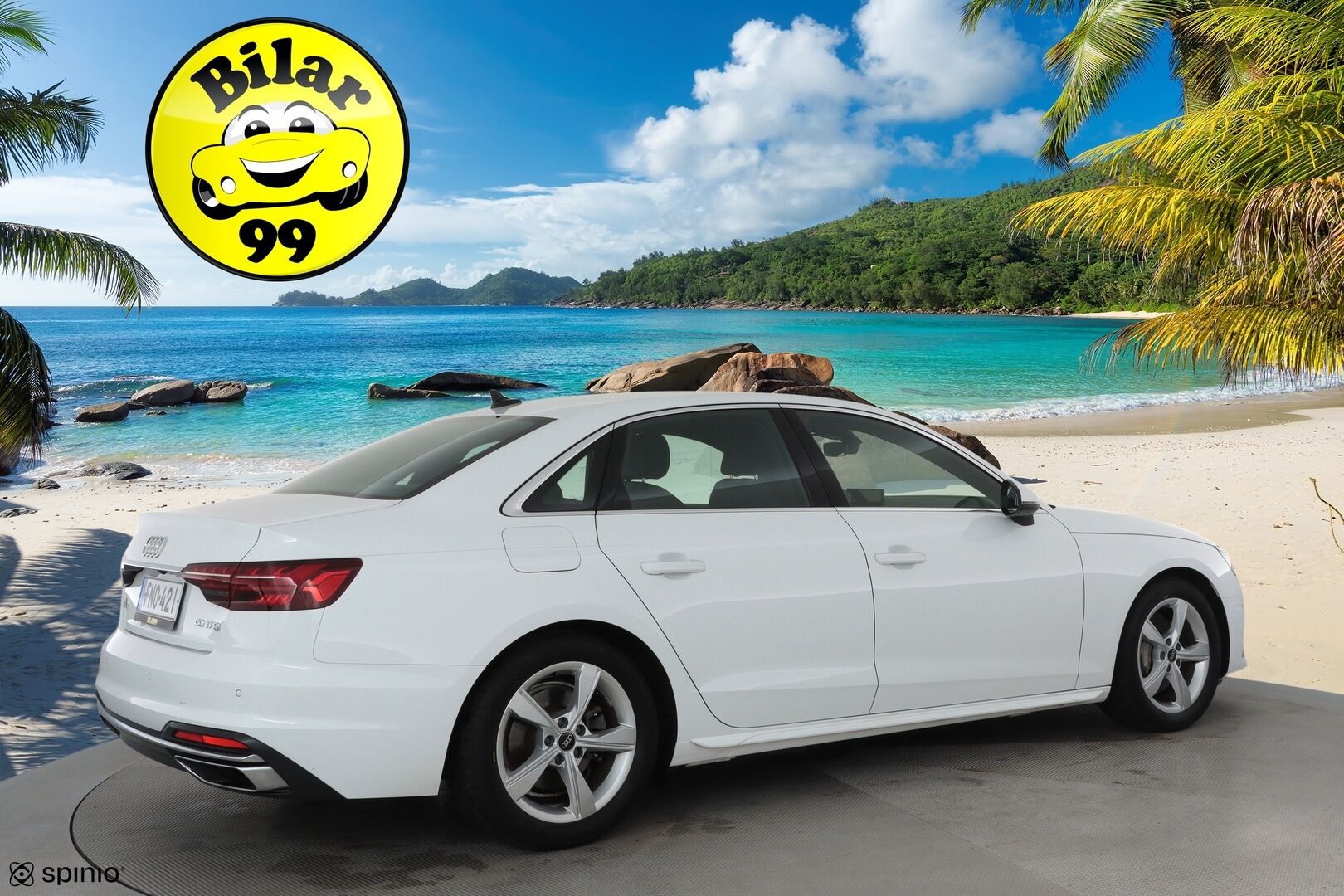 Audi A4 2022 Sedan Business Advanced 40 TFSI 150 kW MHEV S tronic **Webasto / Koukku / ACC / Matrix-LED / P.Kamera / Sporttipenkit - 1-om Suomi-auto / Kahdet Renkaat / Merkkihuollettu!