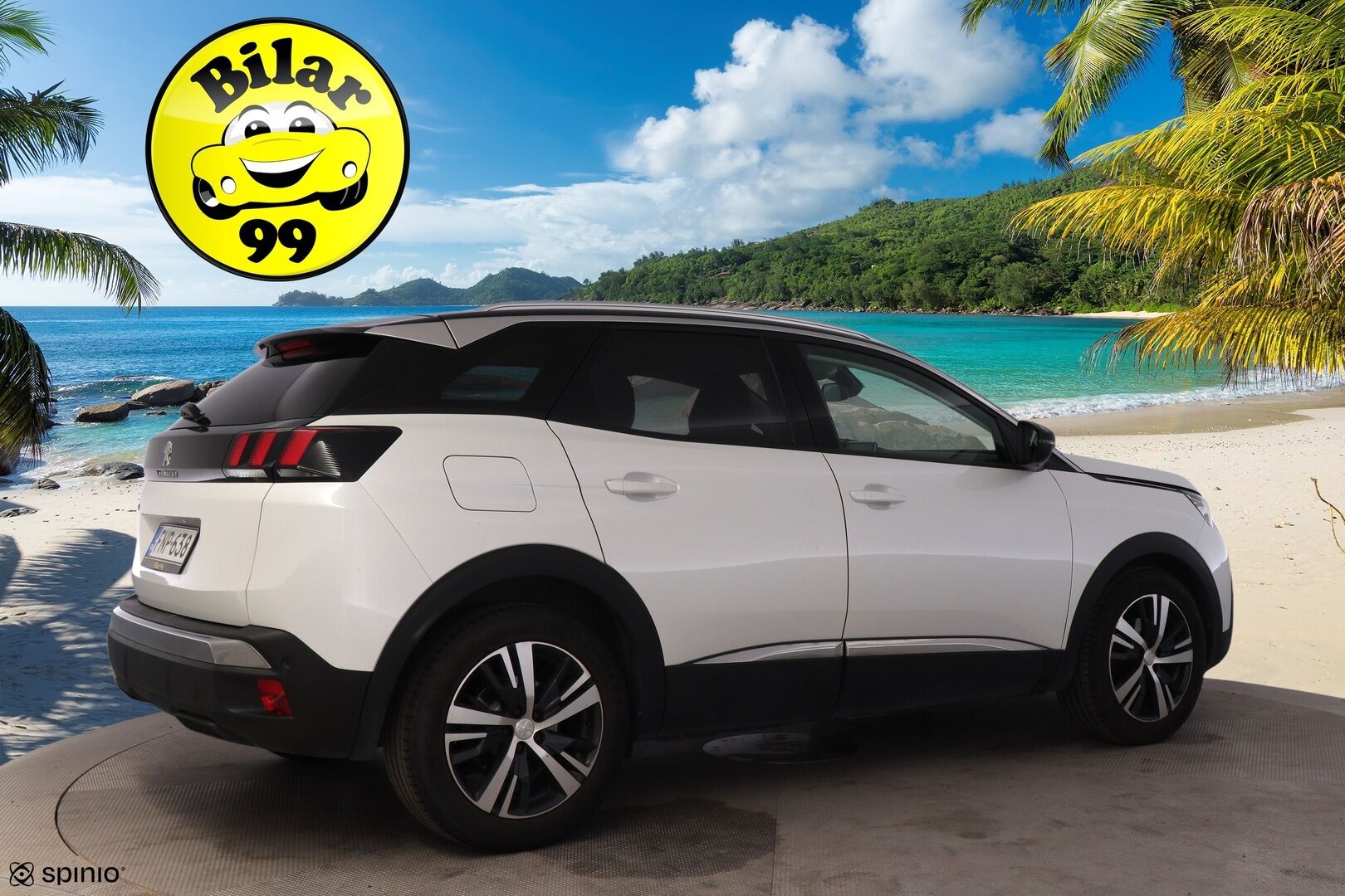 Peugeot 3008 2019 Allure BlueHDi 130 EAT8-automaatti* Suomi-auto / ACC / Sähkö muistipenkit / Adapt. LED / Webasto / P. tutkat * - Upealla helmiäis Metallivärillä / Jakohihna vaihdettu 11/24 / Bliss / Digimittaristo / Keyless GO / Carplay / Sähköinen luukku jalan heilautuksella 