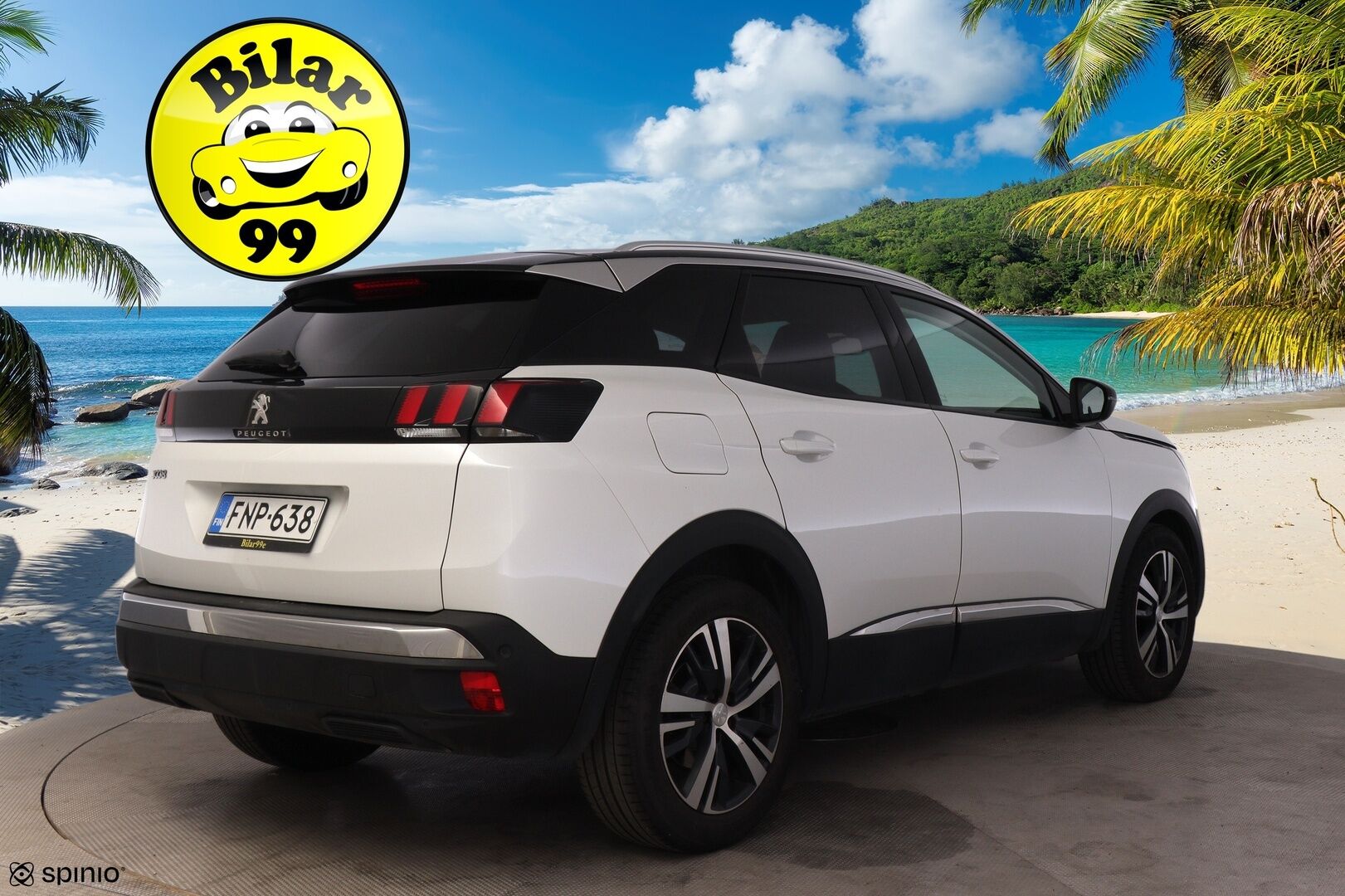 Peugeot 3008 2019 Allure BlueHDi 130 EAT8-automaatti* Suomi-auto / ACC / Sähkö muistipenkit / Adapt. LED / Webasto / P. tutkat * - Upealla helmiäis Metallivärillä / Jakohihna vaihdettu 11/24 / Bliss / Digimittaristo / Keyless GO / Carplay / Sähköinen luukku jalan heilautuksella 