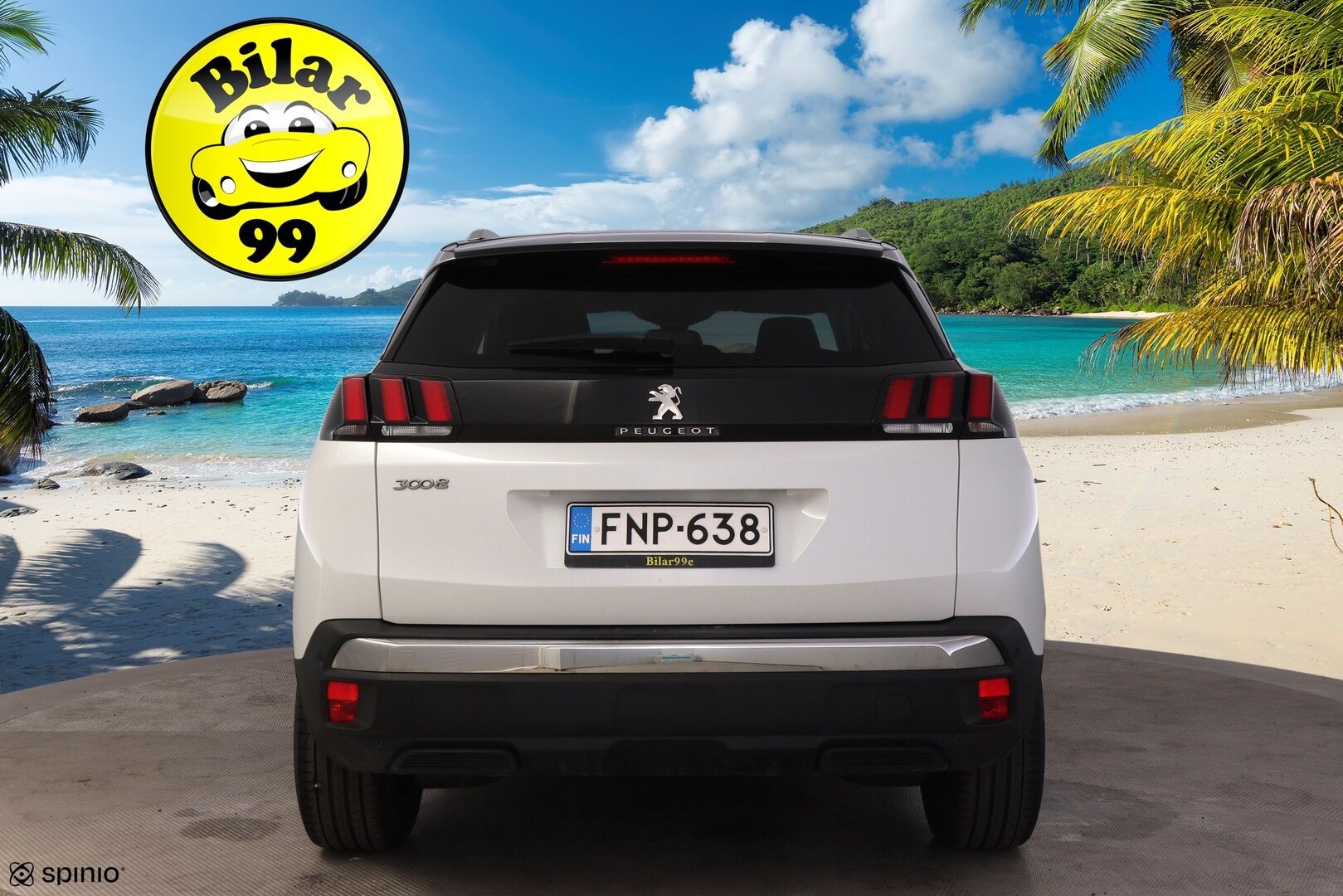 Peugeot 3008 2019 Allure BlueHDi 130 EAT8-automaatti* Suomi-auto / ACC / Sähkö muistipenkit / Adapt. LED / Webasto / P. tutkat * - Upealla helmiäis Metallivärillä / Jakohihna vaihdettu 11/24 / Bliss / Digimittaristo / Keyless GO / Carplay / Sähköinen luukku jalan heilautuksella 