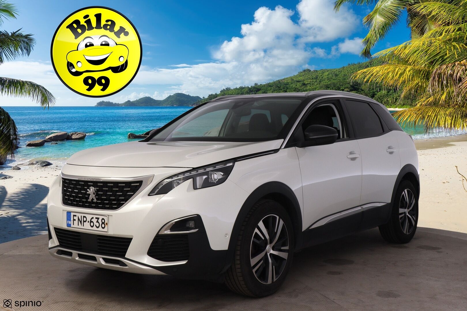 Peugeot 3008 2019 Allure BlueHDi 130 EAT8-automaatti* Suomi-auto / ACC / Sähkö muistipenkit / Adapt. LED / Webasto / P. tutkat * - Upealla helmiäis Metallivärillä / Jakohihna vaihdettu 11/24 / Bliss / Digimittaristo / Keyless GO / Carplay / Sähköinen luukku jalan heilautuksella 