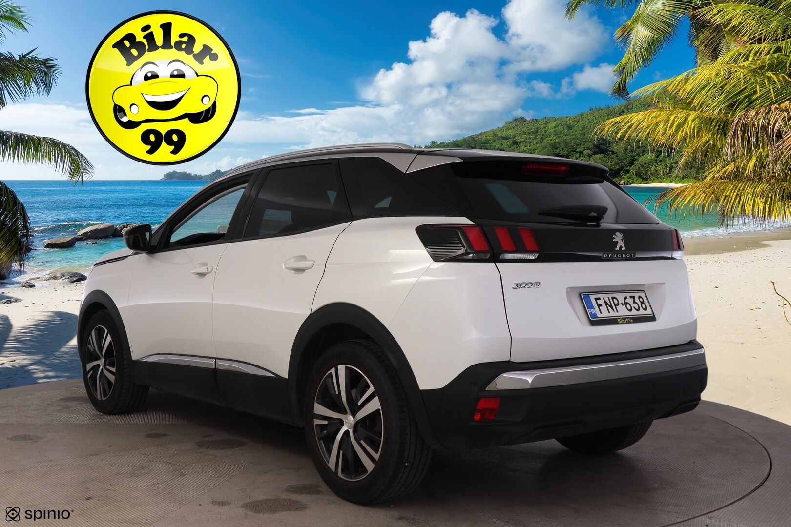 Peugeot 3008 2019 Allure BlueHDi 130 EAT8-automaatti* Suomi-auto / ACC / Sähkö muistipenkit / Adapt. LED / Webasto / P. tutkat * - Upealla helmiäis Metallivärillä / Jakohihna vaihdettu 11/24 / Bliss / Digimittaristo / Keyless GO / Carplay / Sähköinen luukku jalan heilautuksella 