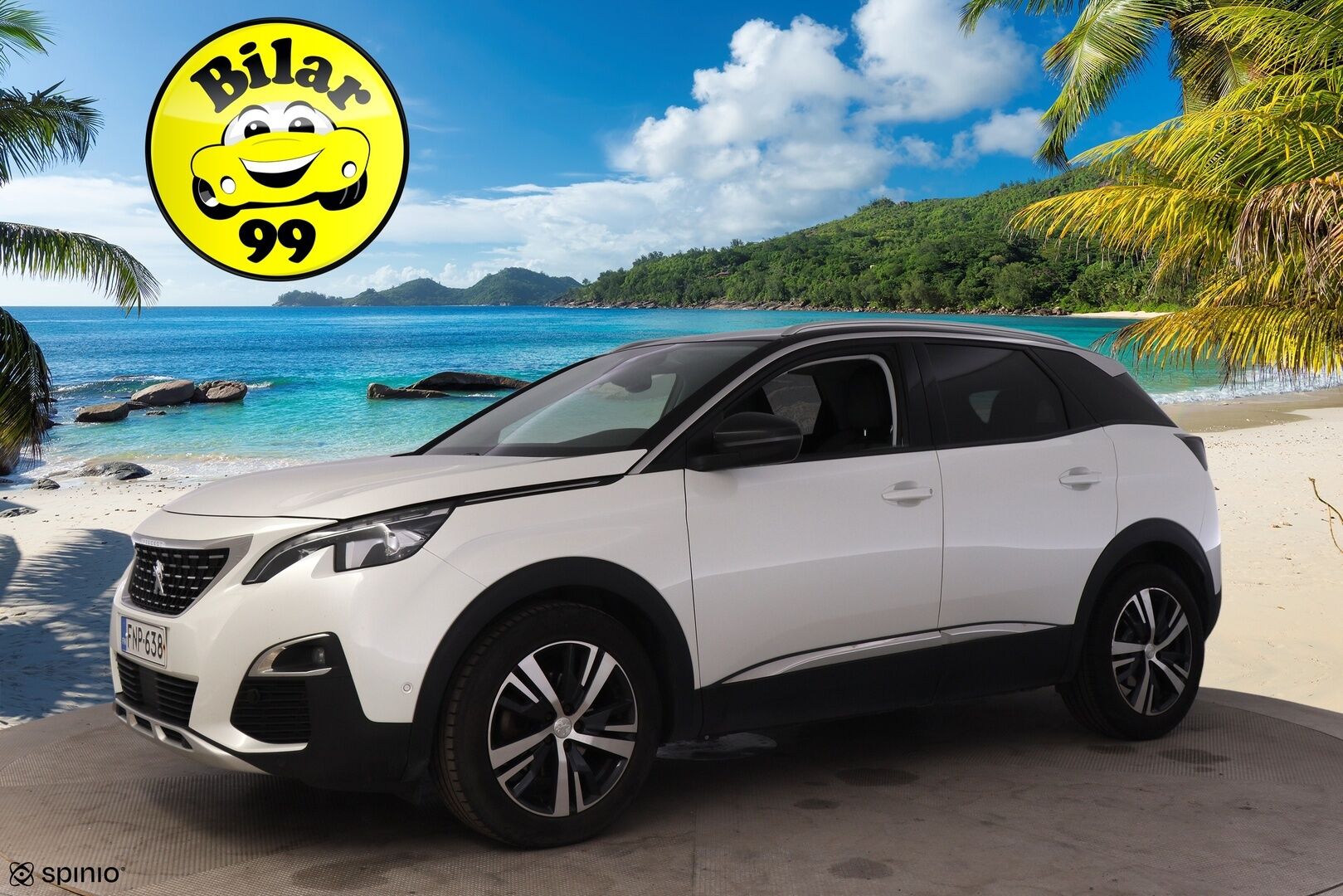 Peugeot 3008 2019 Allure BlueHDi 130 EAT8-automaatti* Suomi-auto / ACC / Sähkö muistipenkit / Adapt. LED / Webasto / P. tutkat * - Upealla helmiäis Metallivärillä / Jakohihna vaihdettu 11/24 / Bliss / Digimittaristo / Keyless GO / Carplay / Sähköinen luukku jalan heilautuksella 
