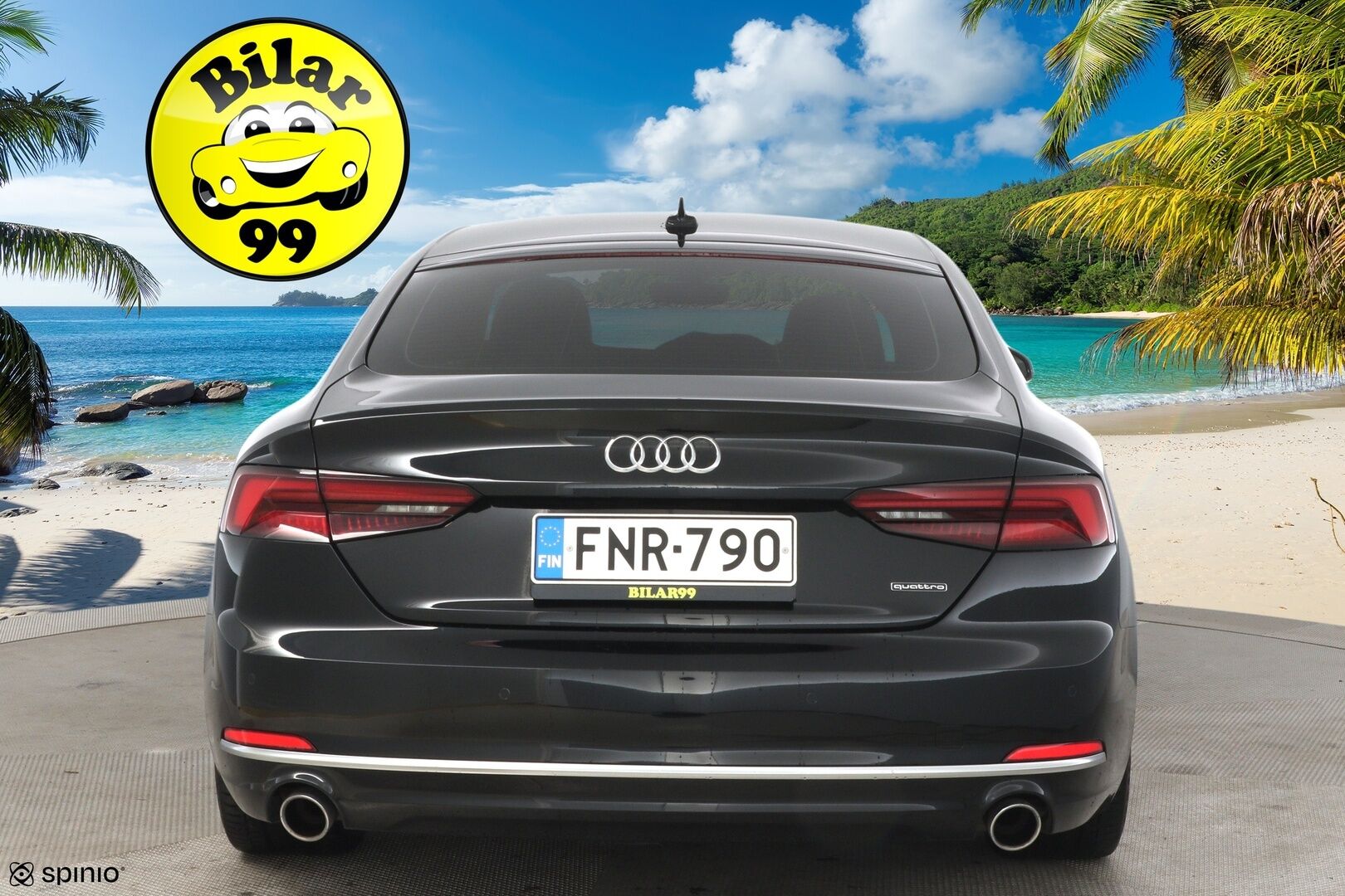 Audi A5 2019 Sportback Business Sport Comfort Edition 45 TFSI 180 kW MHEV quattro S tronic ** Webasto / Digimittaristo / Koukku ** - Suomi-auto / ACC / Sporttipenkit / Sähkökontti / 2x renkaat ja vanteet