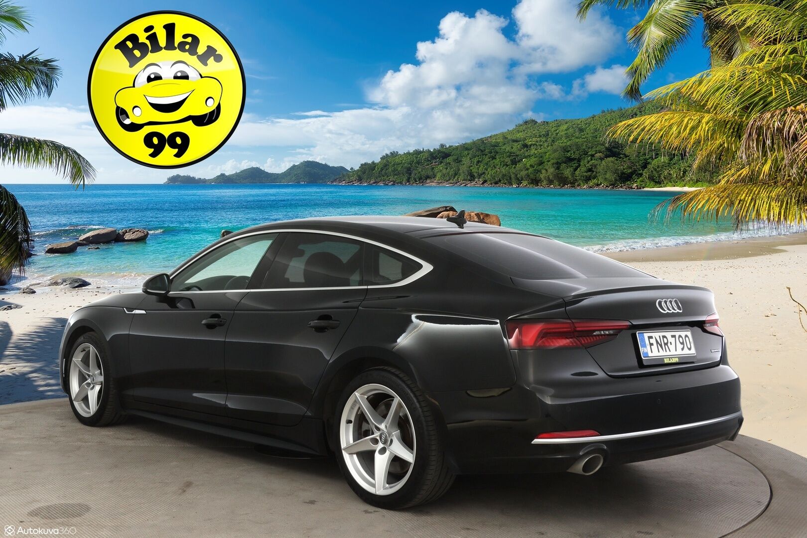 Audi A5 2019 Sportback Business Sport Comfort Edition 45 TFSI 180 kW MHEV quattro S tronic ** Webasto / Digimittaristo / Koukku ** - ** Suomi-auto / Sporttipenkit / Navi / 2x renkaat ja vanteet **