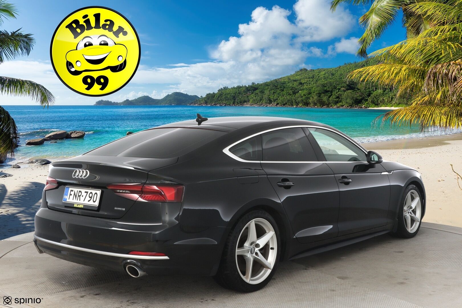 Audi A5 2019 Sportback Business Sport Comfort Edition 45 TFSI 180 kW MHEV quattro S tronic ** Webasto / Digimittaristo / Koukku ** - Suomi-auto / ACC / Sporttipenkit / Sähkökontti / 2x renkaat ja vanteet