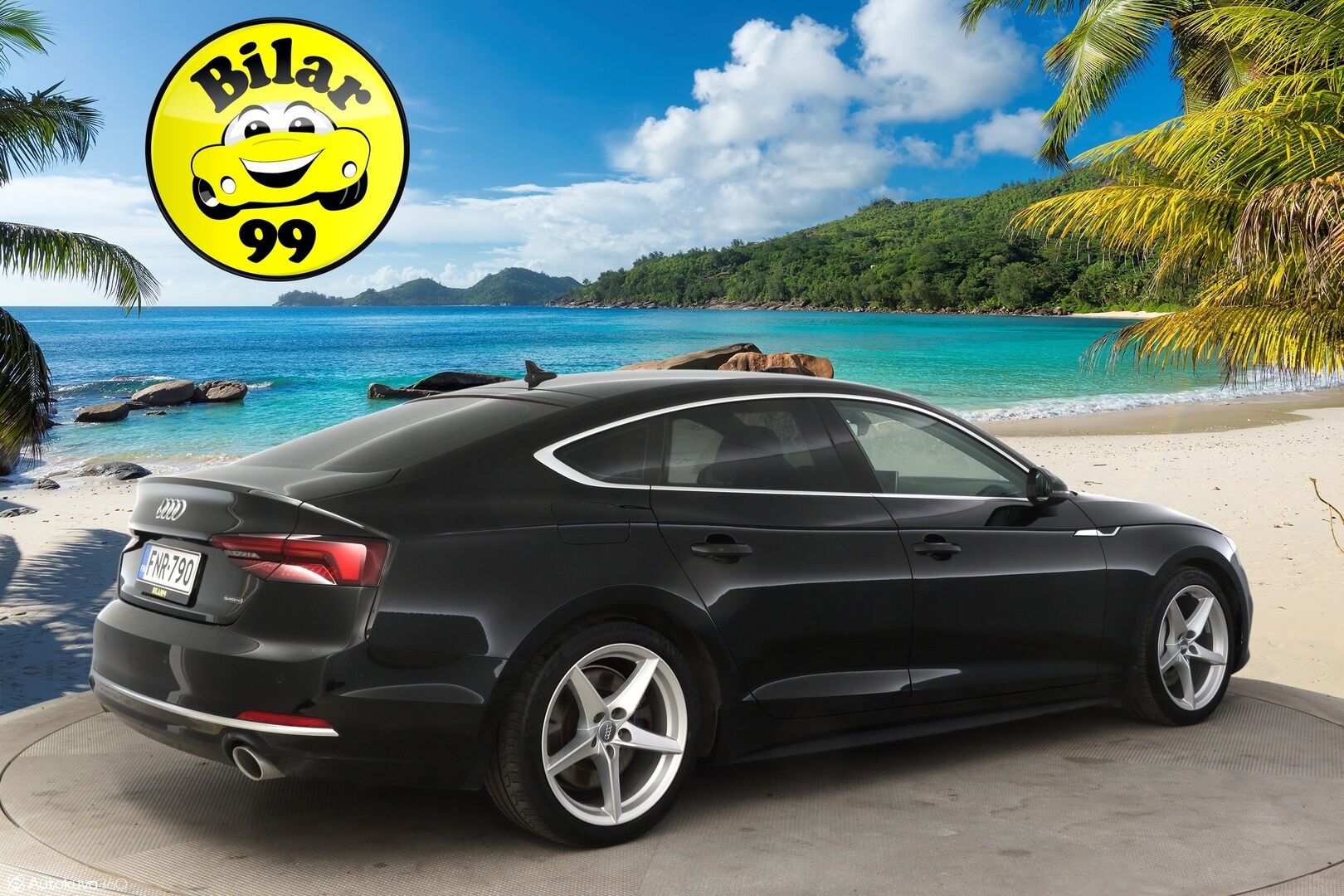 Audi A5 2019 Sportback Business Sport Comfort Edition 45 TFSI 180 kW MHEV quattro S tronic ** Webasto / Digimittaristo / Koukku ** - ** Suomi-auto / Sporttipenkit / Navi / 2x renkaat ja vanteet **