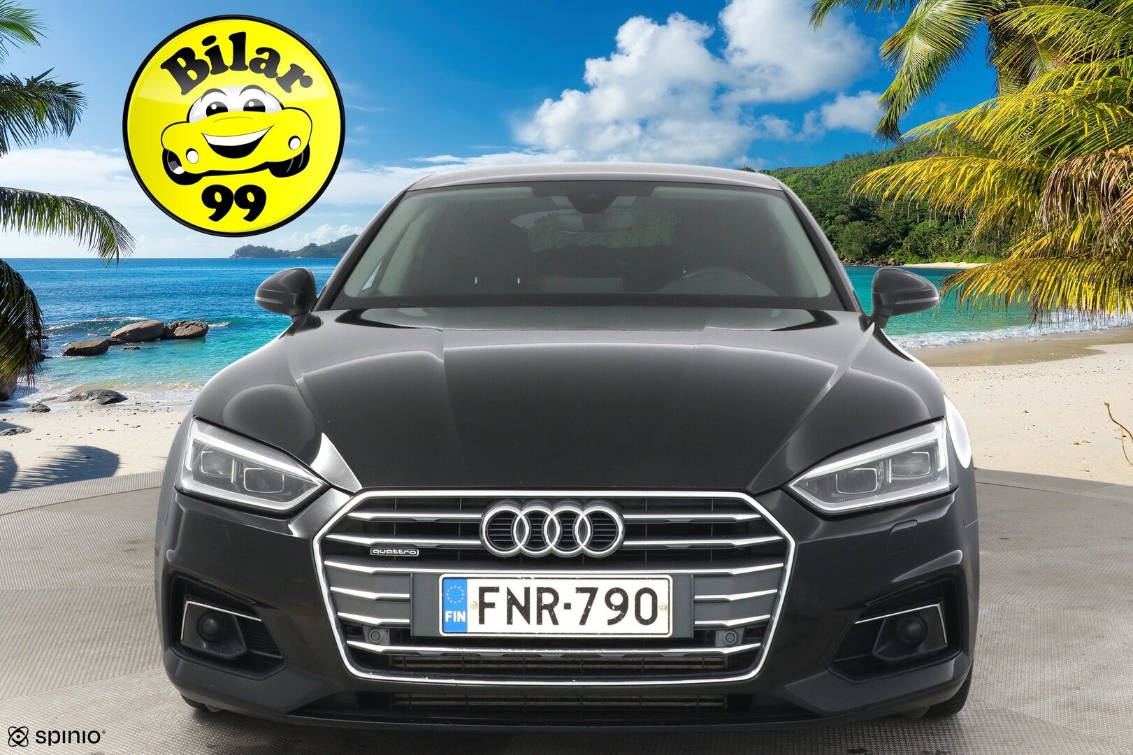 Audi A5 2019 Sportback Business Sport Comfort Edition 45 TFSI 180 kW MHEV quattro S tronic ** Webasto / Digimittaristo / Koukku ** - Suomi-auto / ACC / Sporttipenkit / Sähkökontti / 2x renkaat ja vanteet