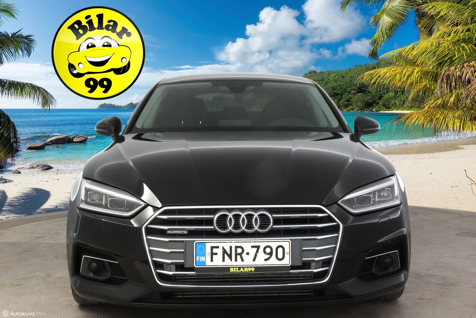 Audi A5 2019 Sportback Business Sport Comfort Edition 45 TFSI 180 kW MHEV quattro S tronic ** Webasto / Digimittaristo / Koukku ** - ** Suomi-auto / Sporttipenkit / Navi / 2x renkaat ja vanteet **