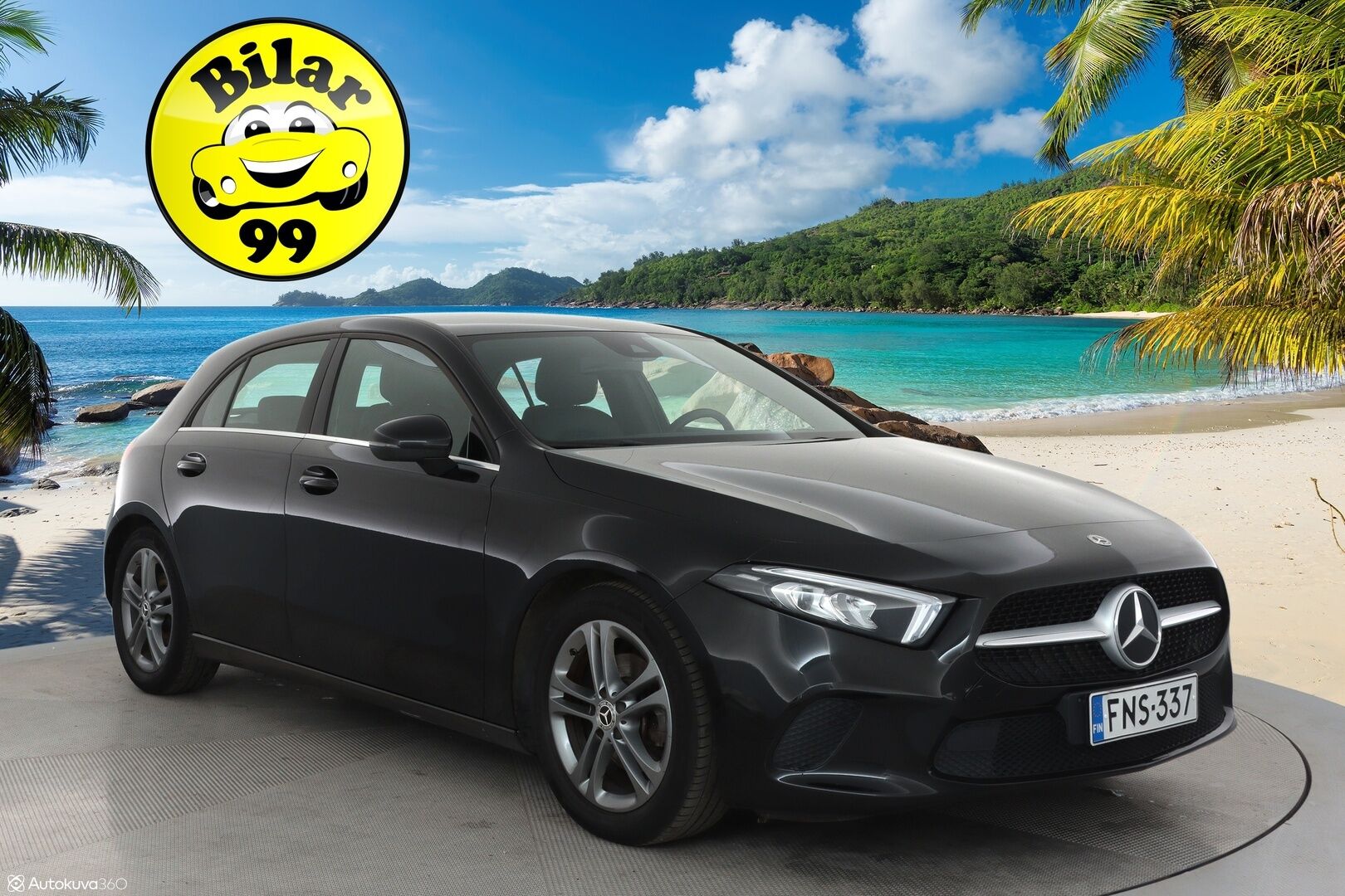 Mercedes-Benz A 2019 180 A Business Style **1-om. Suomi-auto / P.kamera / Vakkari / Puolinahat / LED / Kahdet renkaat** - Juuri huollettu!