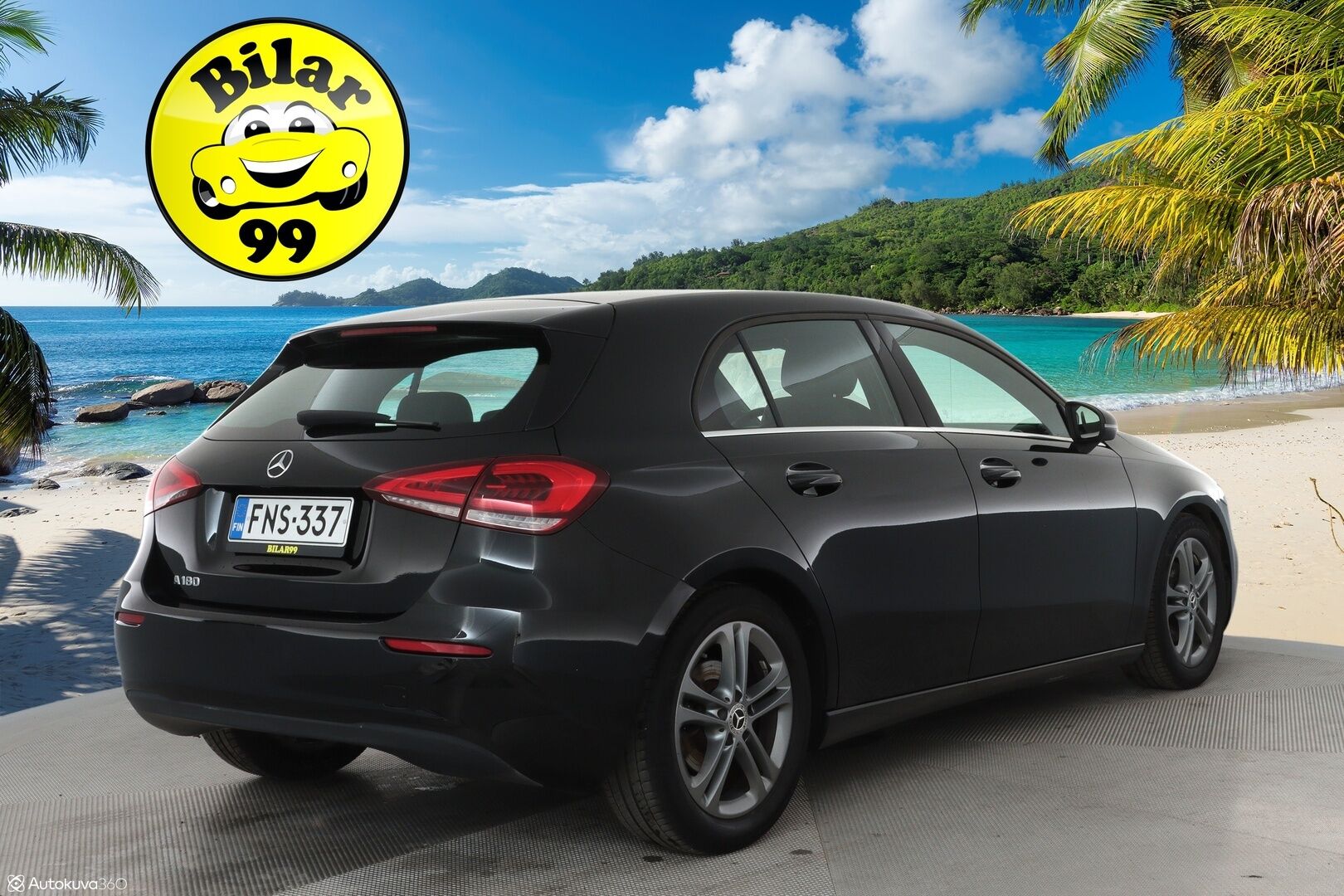 Mercedes-Benz A 2019 180 A Business Style **1-om. Suomi-auto / P.kamera / Vakkari / Puolinahat / LED / Kahdet renkaat** - Juuri huollettu!