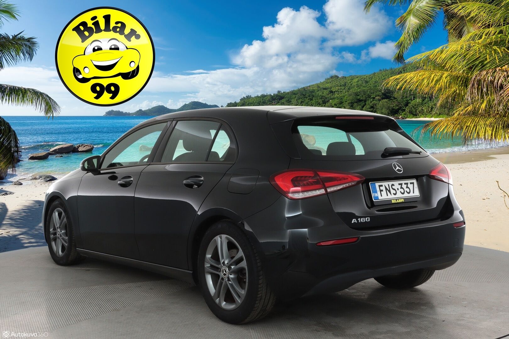 Mercedes-Benz A 2019 180 A Business Style **1-om. Suomi-auto / P.kamera / Vakkari / Puolinahat / LED / Kahdet renkaat** - Juuri huollettu!