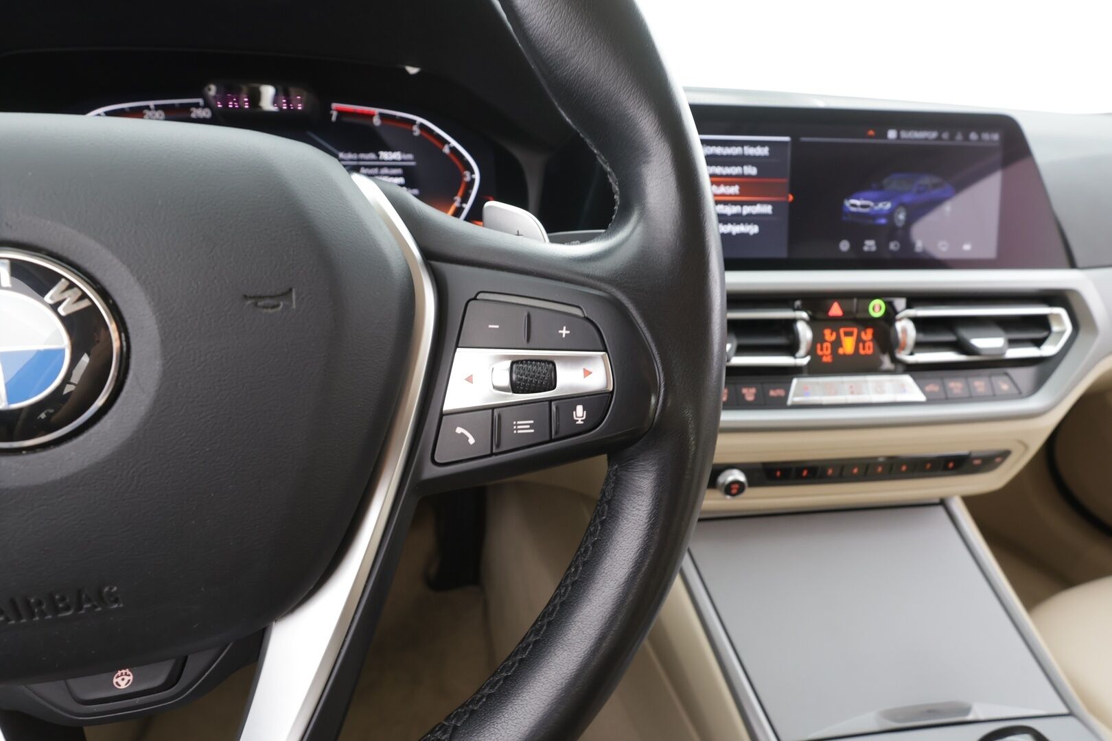 BMW 330 2019 G20 Sedan 330i A Launch Edition - Webasto | Koukku | ACC | Harman&Kardon | Laser | HUD | 360-Kamera  | Sporttipenkit | Nahkasisusta | SUPERVARUSTEET!