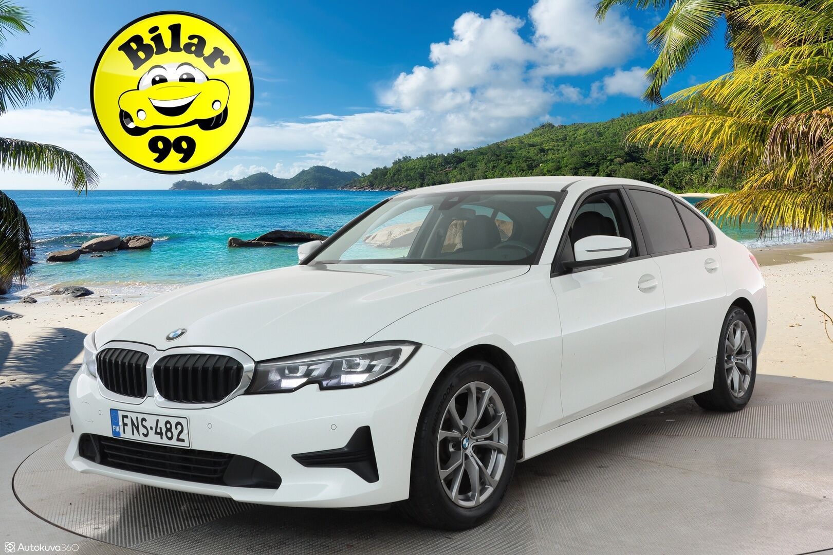 BMW 318 2019 G20 Sedan 318d A Business - *Juuri Katsastettu! / Vakkari / Kaistavahti / Tutkat / Bluetooth / Puolinahka Sporttipenkit / LED-valot / 2x renkaat / 