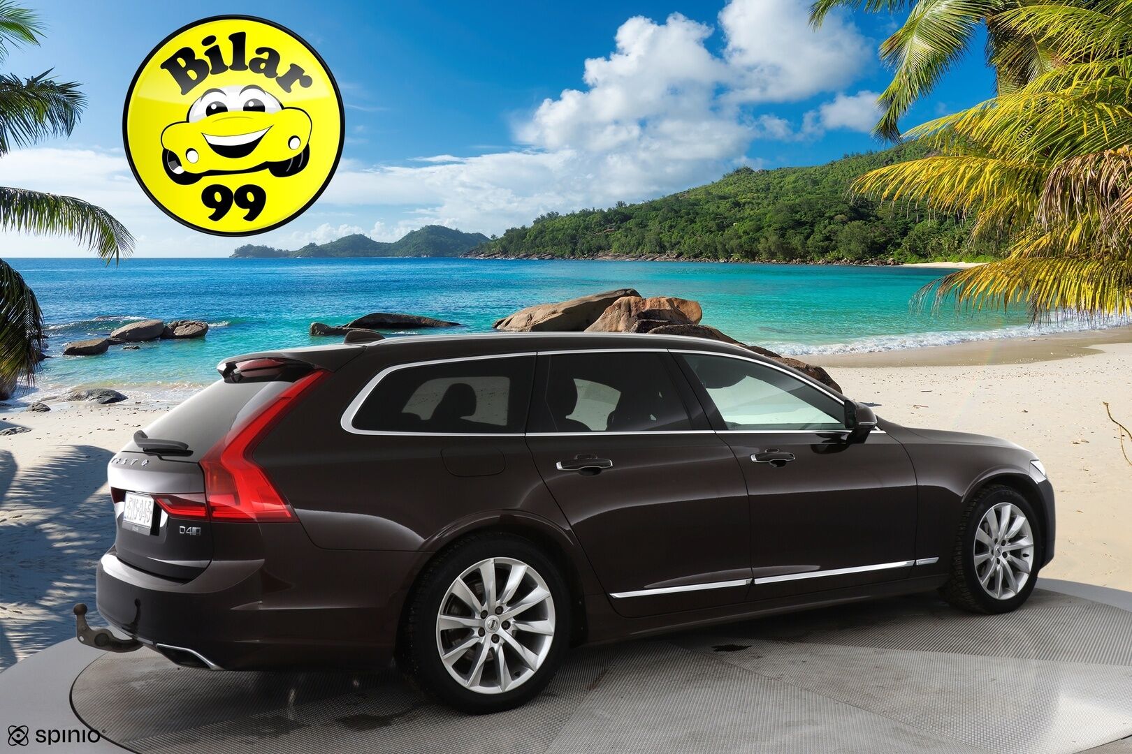 Volvo V90 2019 D4 AWD Business Inscription aut - Vetokoukku / Sähköpenkki Muistilla / Lämmitettävä Tuulilasi / P-Kamera / Jakopää 07/25!