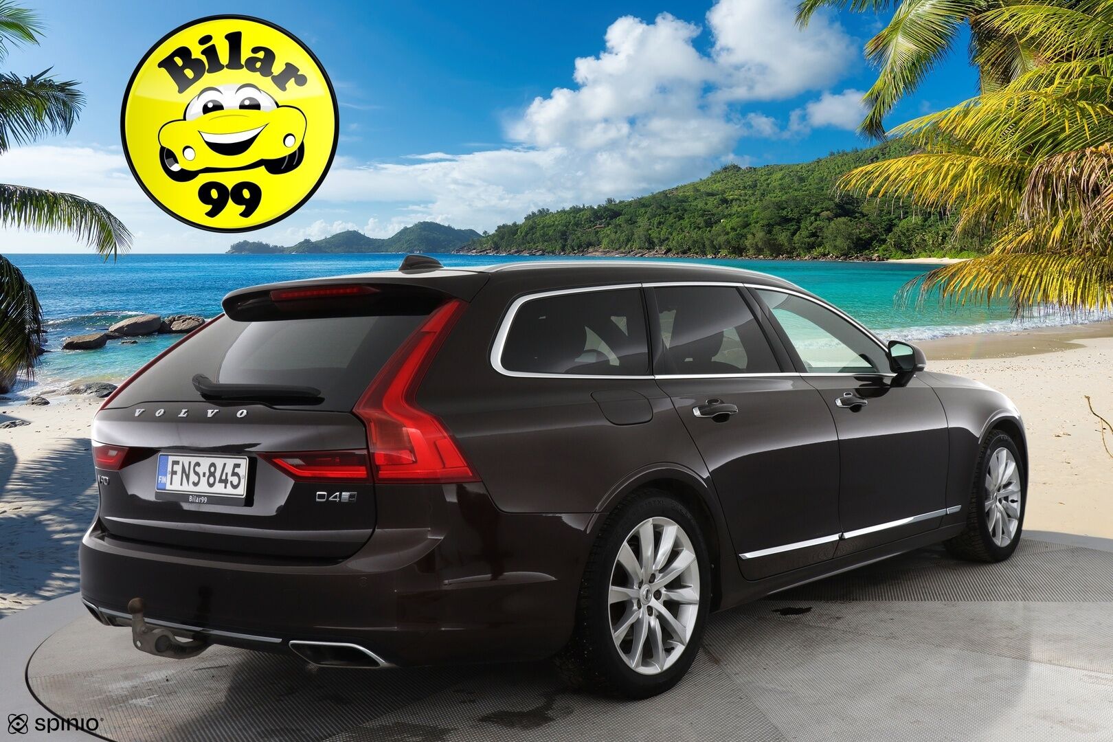 Volvo V90 2019 D4 AWD Business Inscription aut / Vetokoukku / Sähköpenkki Muistilla / Lämmitettävä Tuulilasi / P-Kamera - Todella Siisti! / Jakopää 07/25 / Hyvin Huollettu / SUPER Varusteet / Vetokoukku
