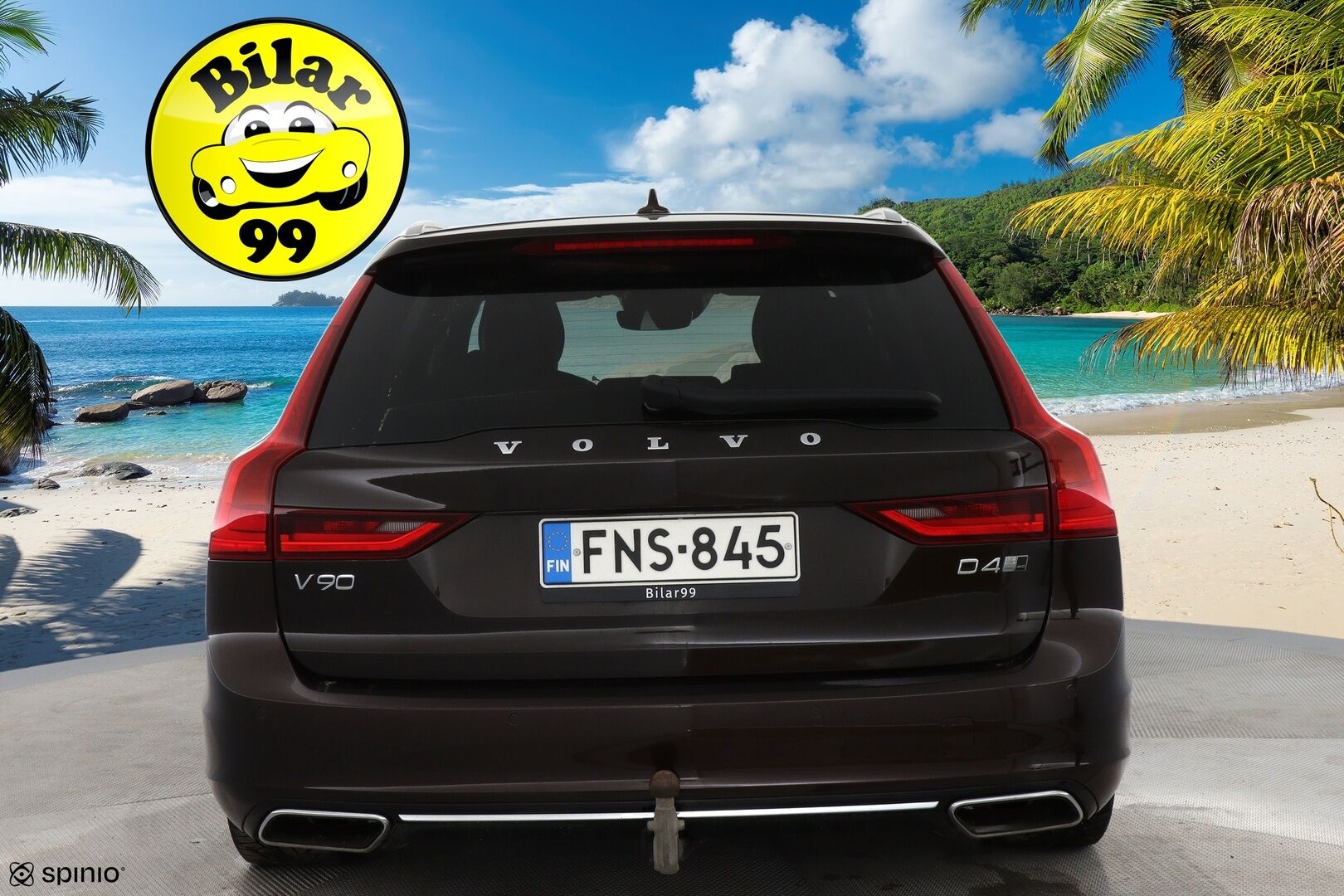 Volvo V90 2019 D4 AWD Business Inscription aut - Vetokoukku / Sähköpenkki Muistilla / Lämmitettävä Tuulilasi / P-Kamera / Jakopää 07/25!