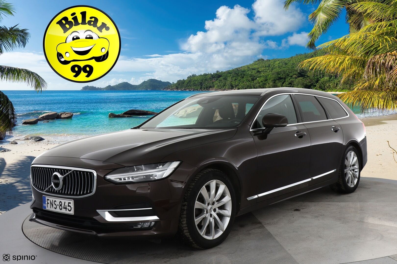 Volvo V90 2019 D4 AWD Business Inscription aut - Vetokoukku / Sähköpenkki Muistilla / Lämmitettävä Tuulilasi / P-Kamera / Jakopää 07/25!