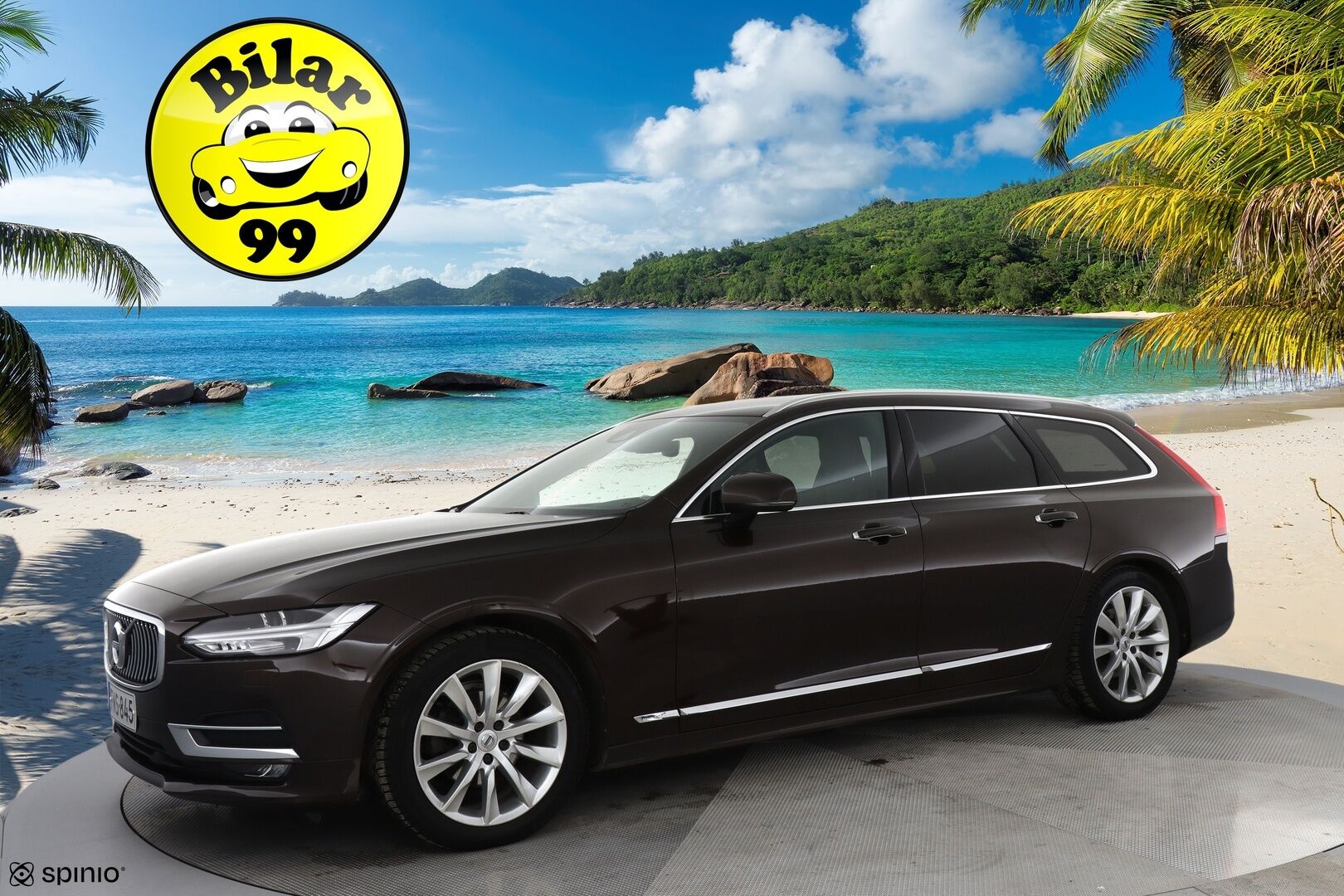 Volvo V90 2019 D4 AWD Business Inscription aut / Vetokoukku / Sähköpenkki Muistilla / Lämmitettävä Tuulilasi / P-Kamera - Todella Siisti! / Jakopää 07/25 / Hyvin Huollettu / SUPER Varusteet / Vetokoukku