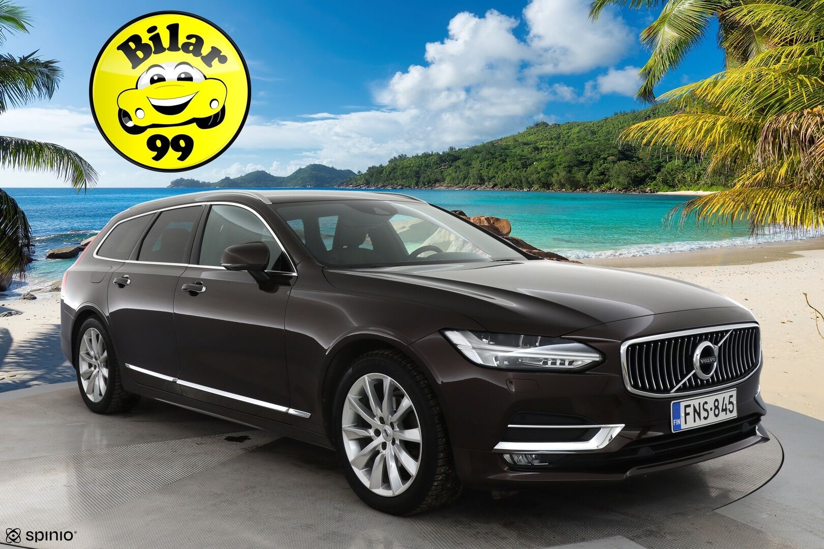 Volvo V90 2019 D4 AWD Business Inscription aut - Vetokoukku / Sähköpenkki Muistilla / Lämmitettävä Tuulilasi / P-Kamera / Jakopää 07/25!