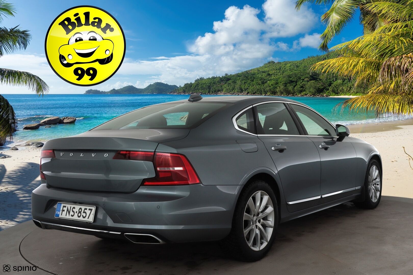 Volvo S90 2019 D5 AWD Business Inscription aut * Kattoluukku / Webasto / ACC / Full-LED / 360° / Sportnahat Muistilla / Navi * - Suomi-auto / Kahdet renkaat aluvanteilla / Merkkihuollot