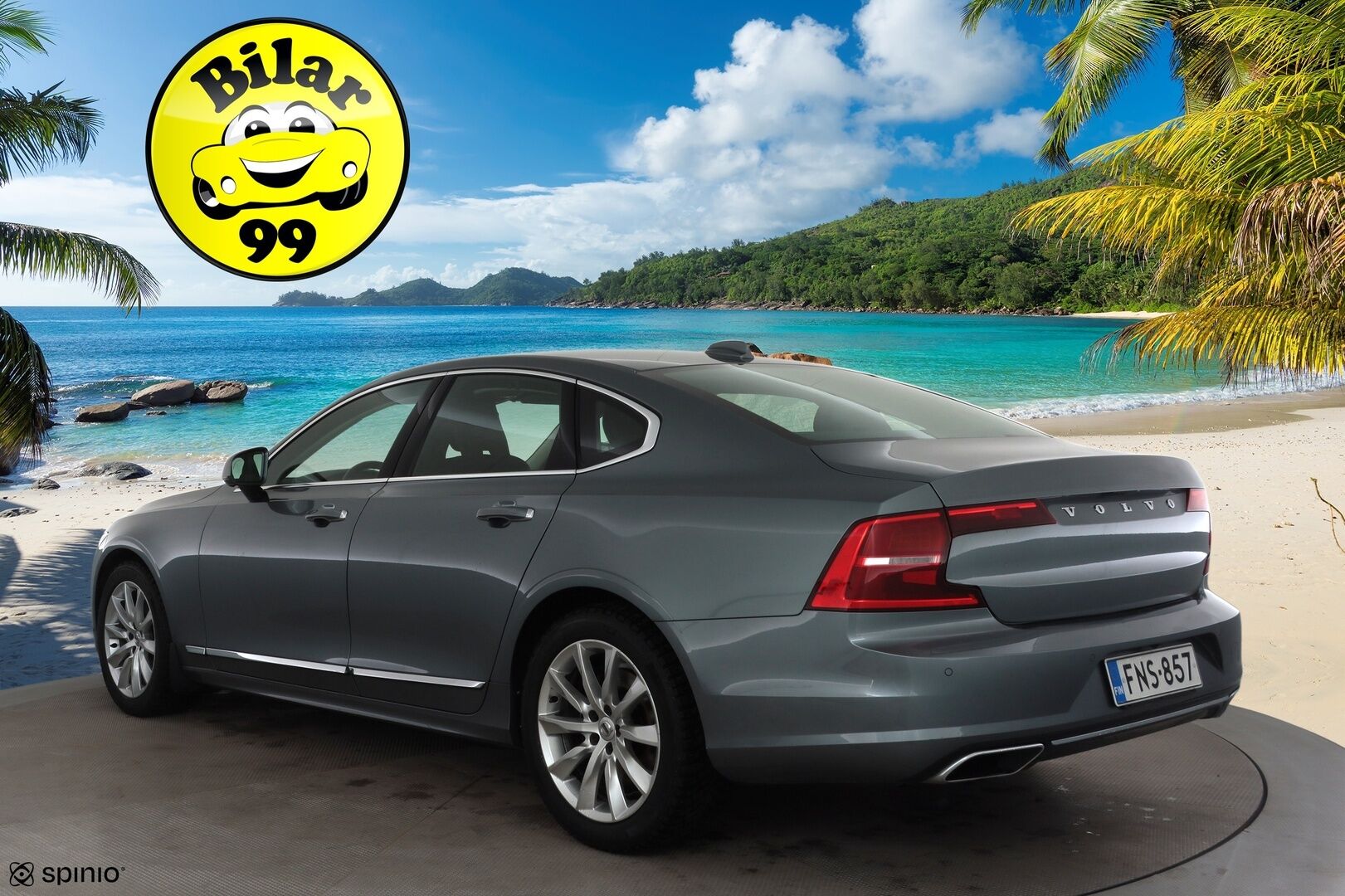 Volvo S90 2019 D5 AWD Business Inscription aut * Kattoluukku / Webasto / ACC / Full-LED / 360° / Sportnahat Muistilla / Navi * - Suomi-auto / Kahdet renkaat aluvanteilla / Merkkihuollot