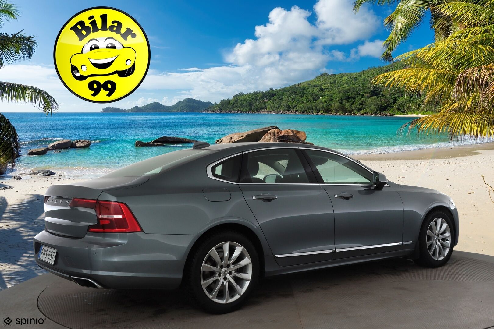 Volvo S90 2019 D5 AWD Business Inscription aut * Kattoluukku / Webasto / ACC / Full-LED / 360° / Sportnahat Muistilla / Navi * - Suomi-auto / Kahdet renkaat aluvanteilla / Merkkihuollot