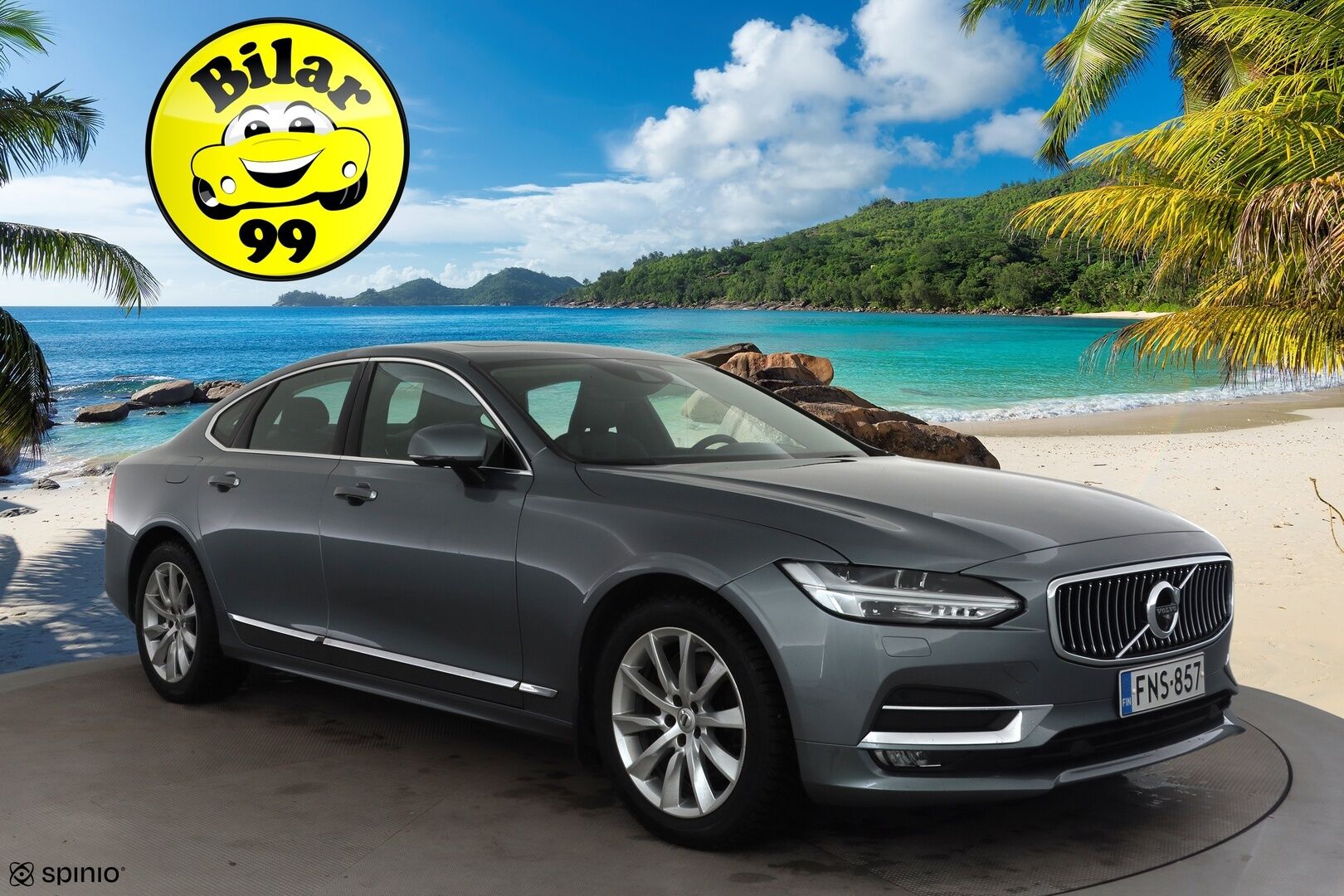 Volvo S90 2019 D5 AWD Business Inscription aut * Kattoluukku / Webasto / ACC / Full-LED / 360° / Sportnahat Muistilla / Navi * - Suomi-auto / Kahdet renkaat aluvanteilla / Merkkihuollot