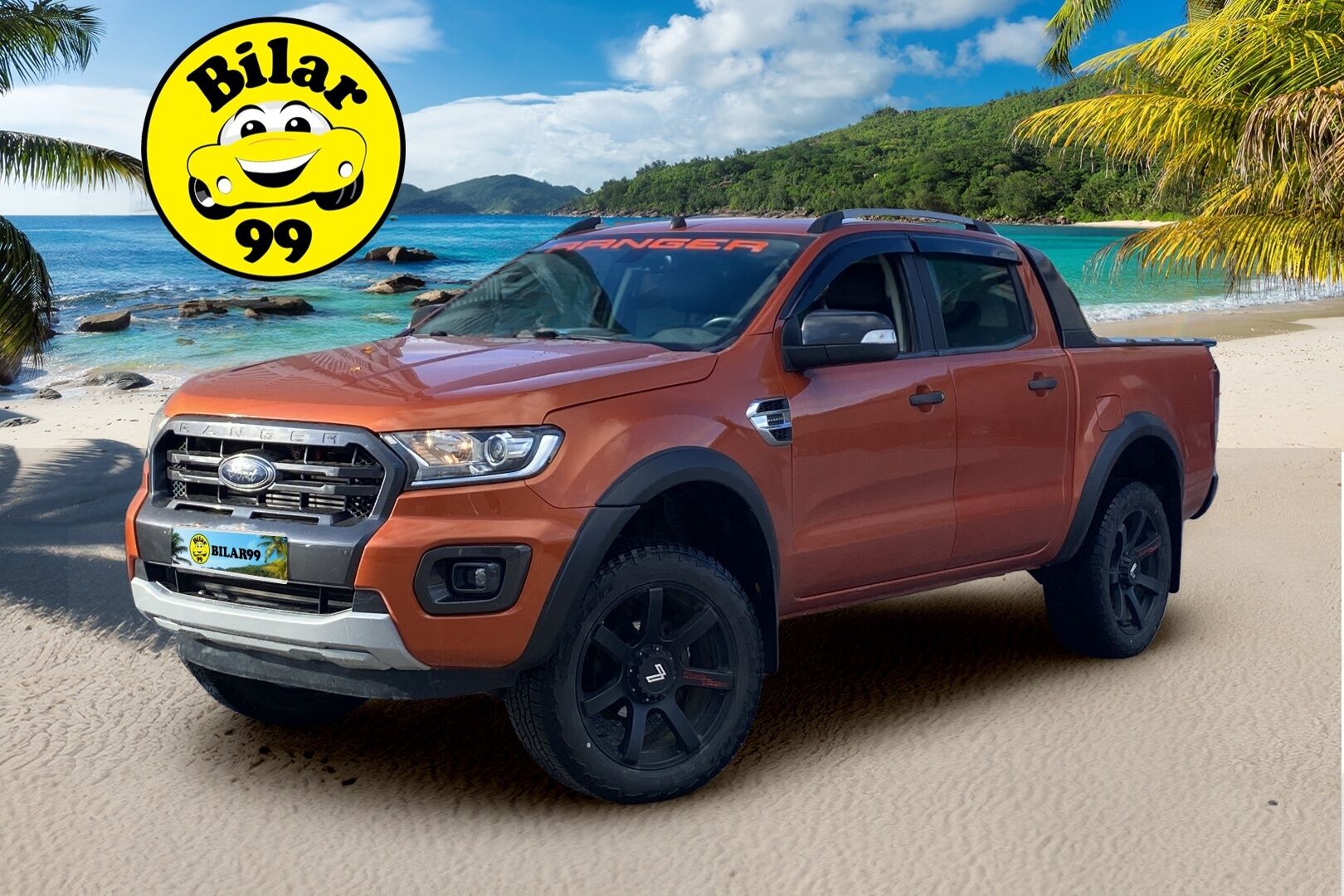 Ford Ranger 2015 Double Cab 3,2TDCi 200 hv Wildtrak A6 4x4 * Webasto / Vetokoukku / Peruutuskamera / Mountain Roll Top / Nahkasisusta / - 2x Renkaat aluvantein / Juuri tullut Tampereelle!